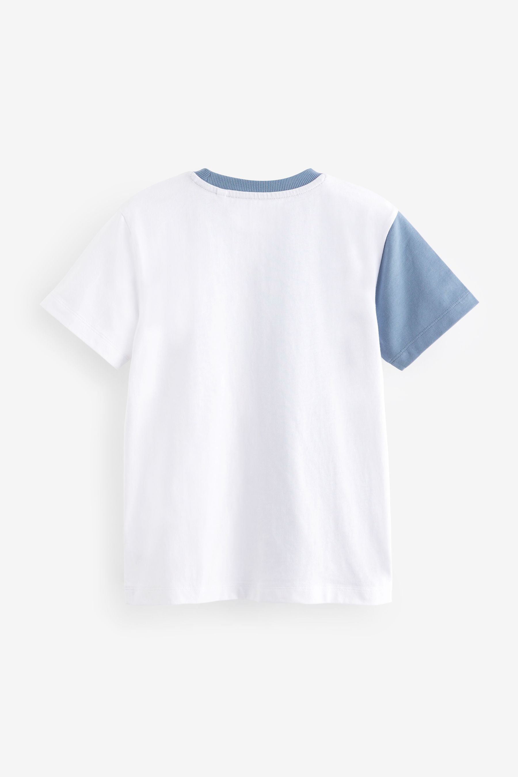 Blue/White Colourblock T-Shirts 3 Pack (3-16yrs)