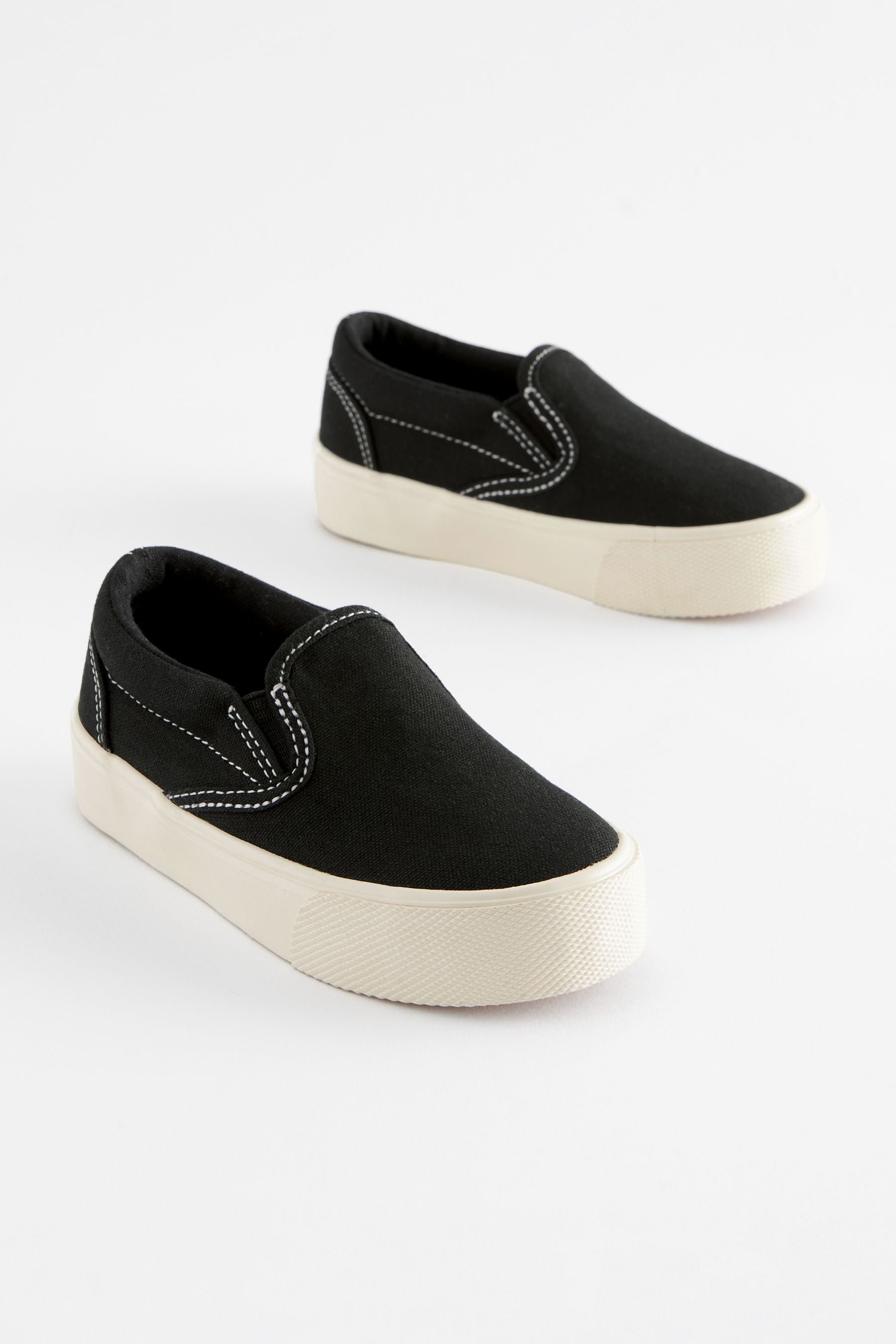 Black Slip-Ons Shoes