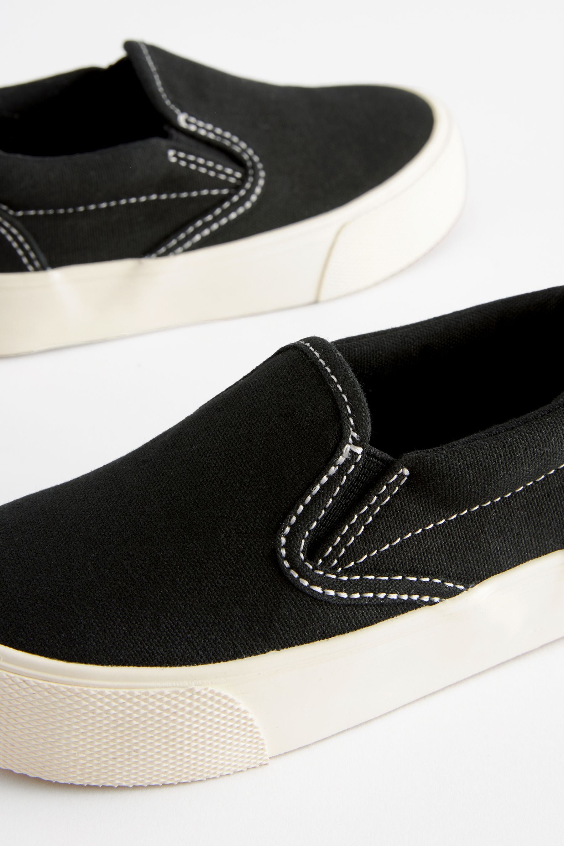 Black Slip-Ons Shoes