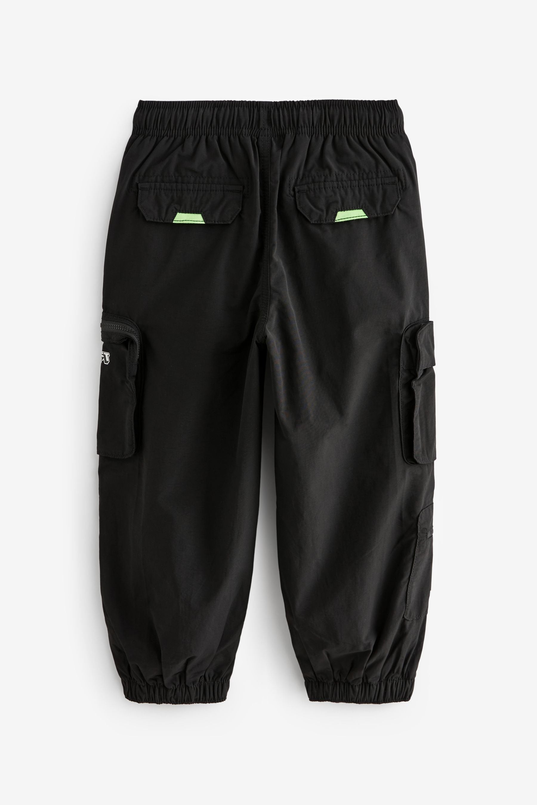 Black Minecraft Cargo Trousers (4-14yrs)