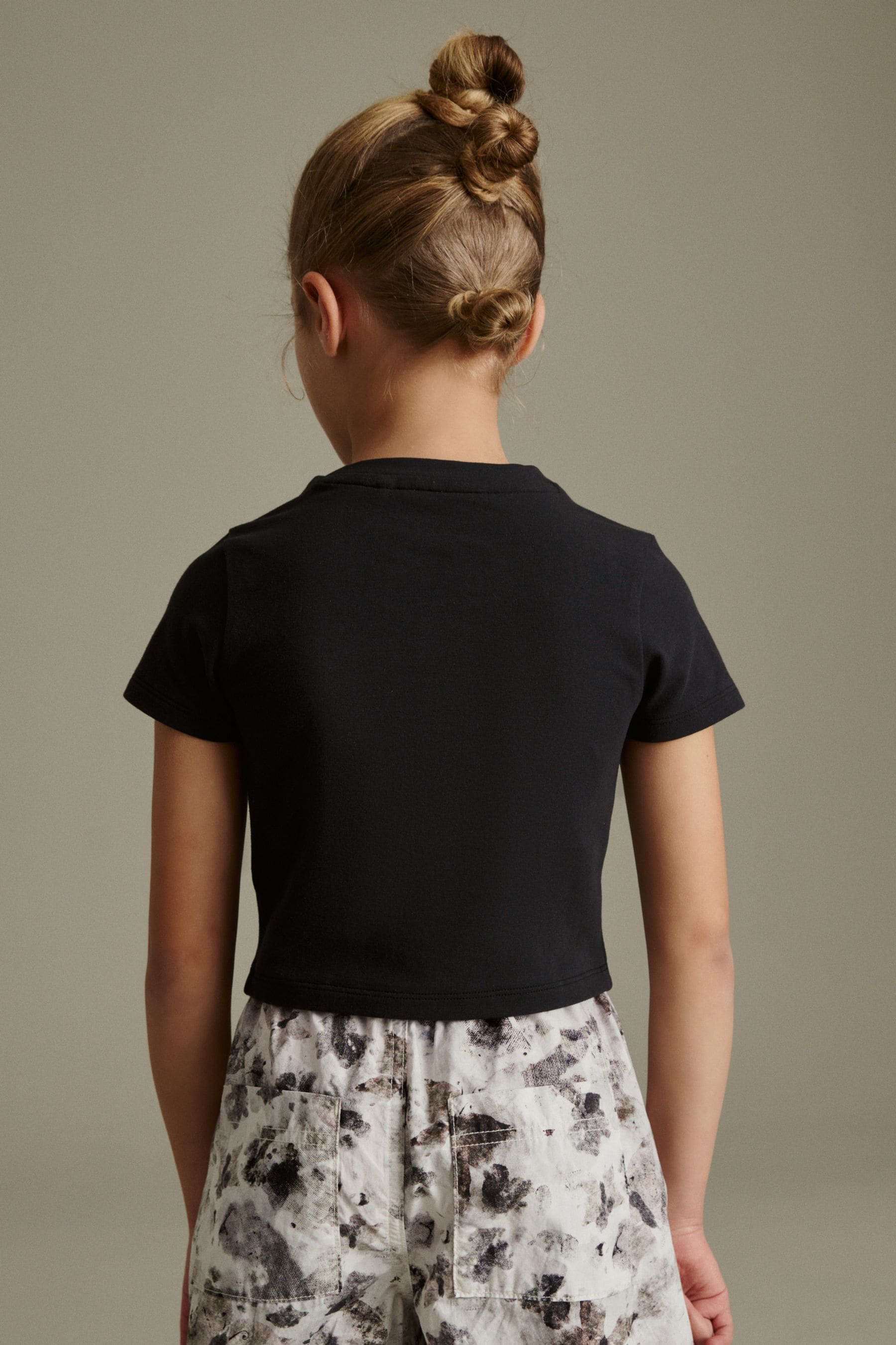 Black Sequin T-Shirt (3-16yrs)