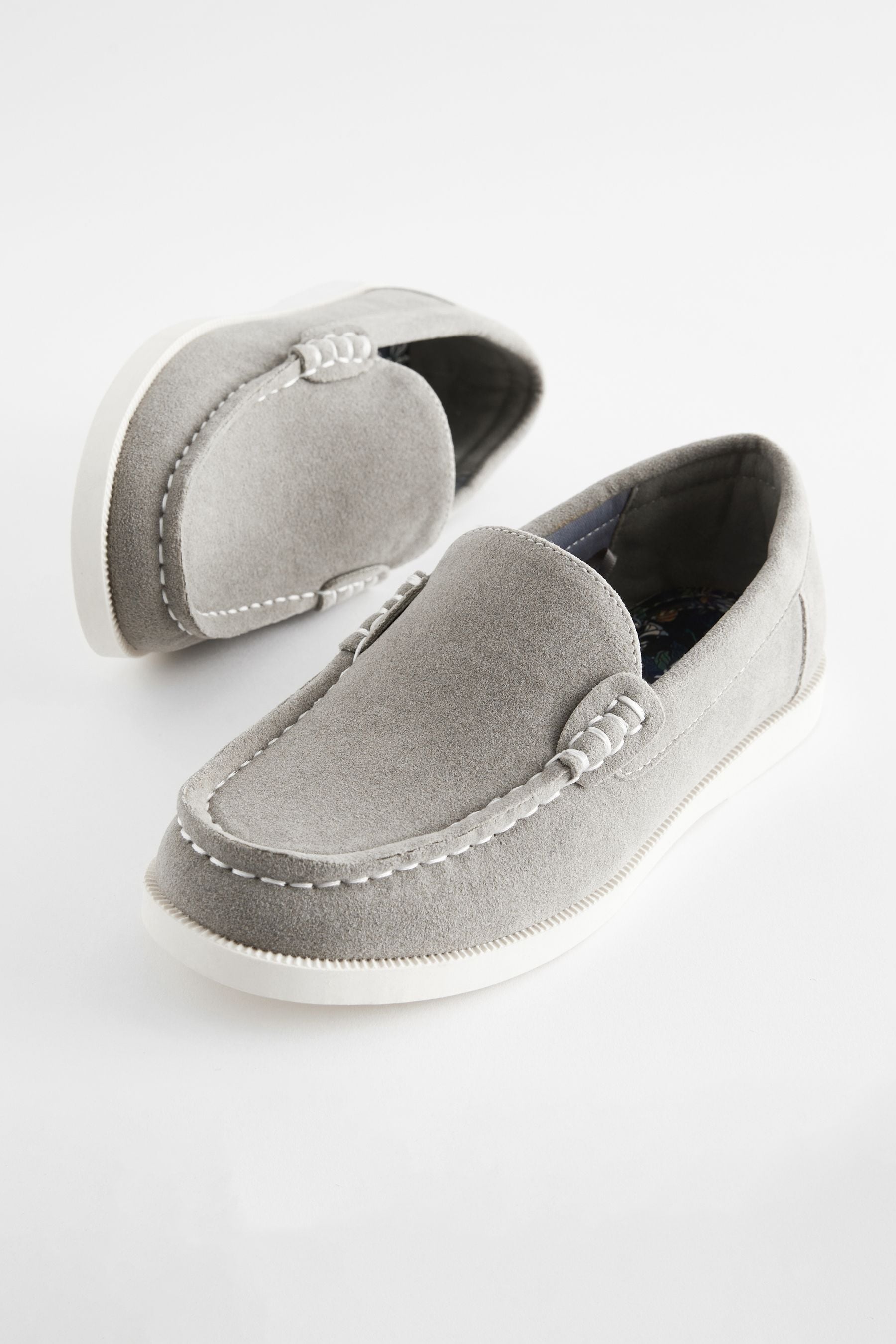 Grey Loafers