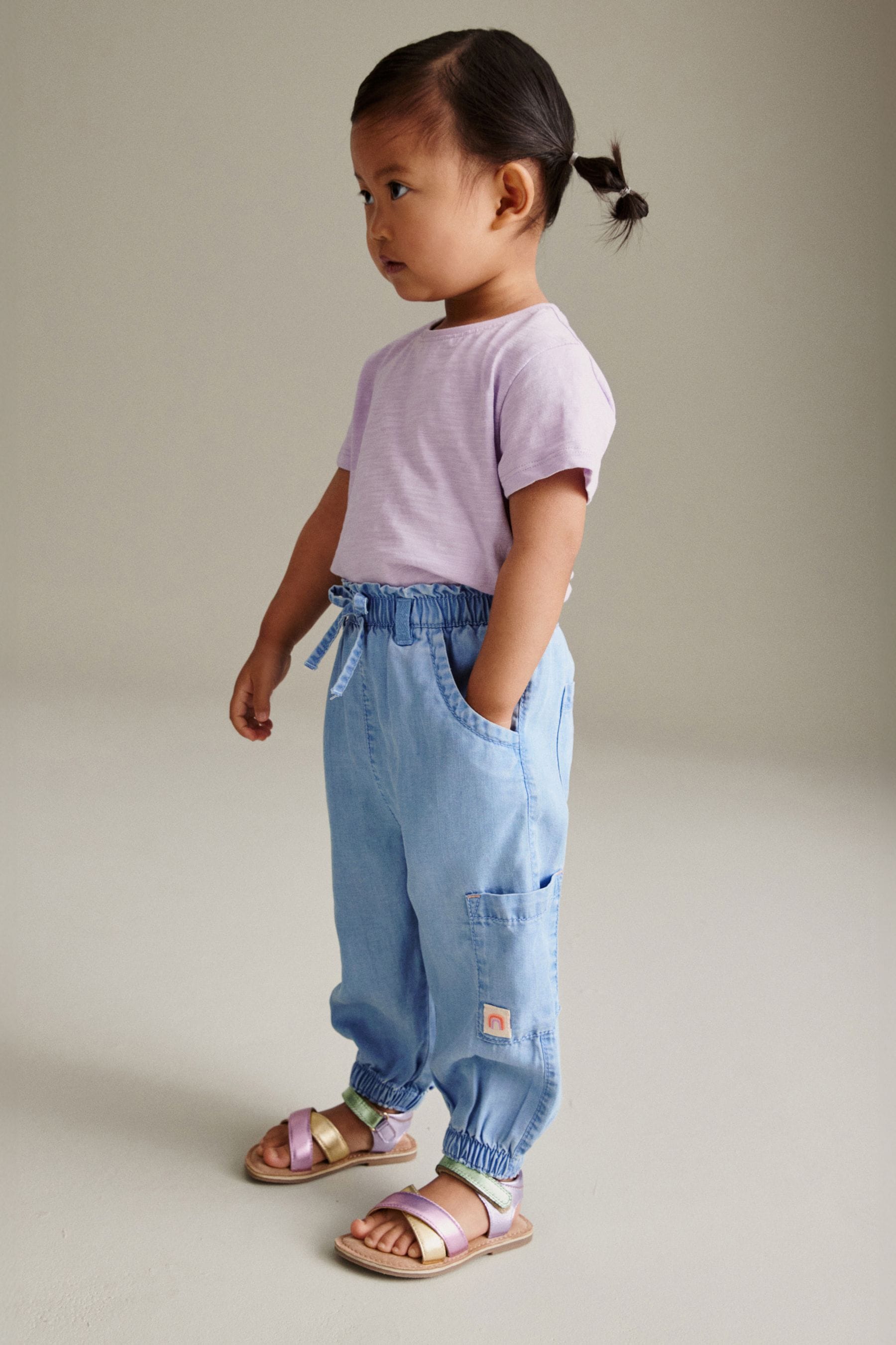 Denim Cargo Trousers (3mths-7yrs)