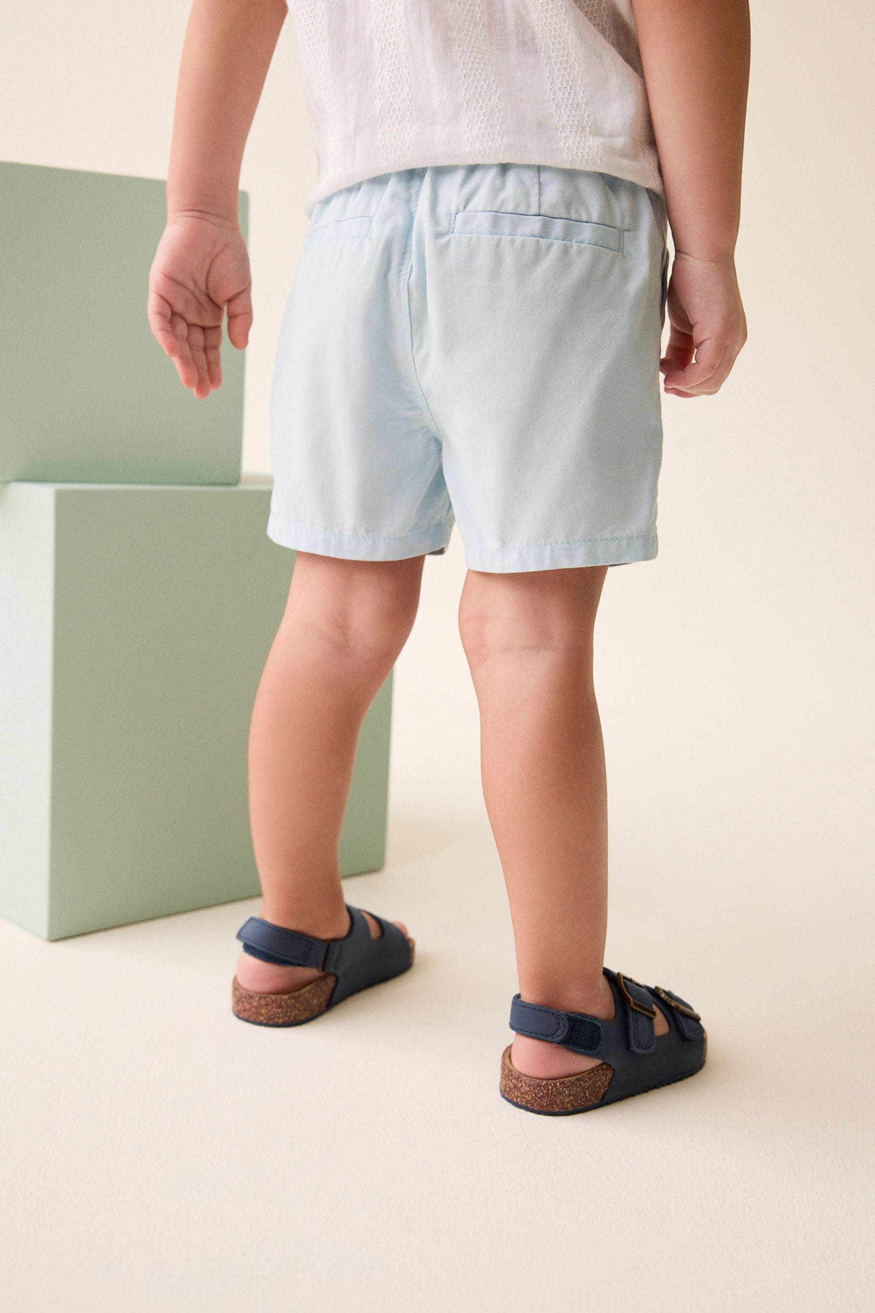 Pale Blue Chinos Shorts (3mths-7yrs)