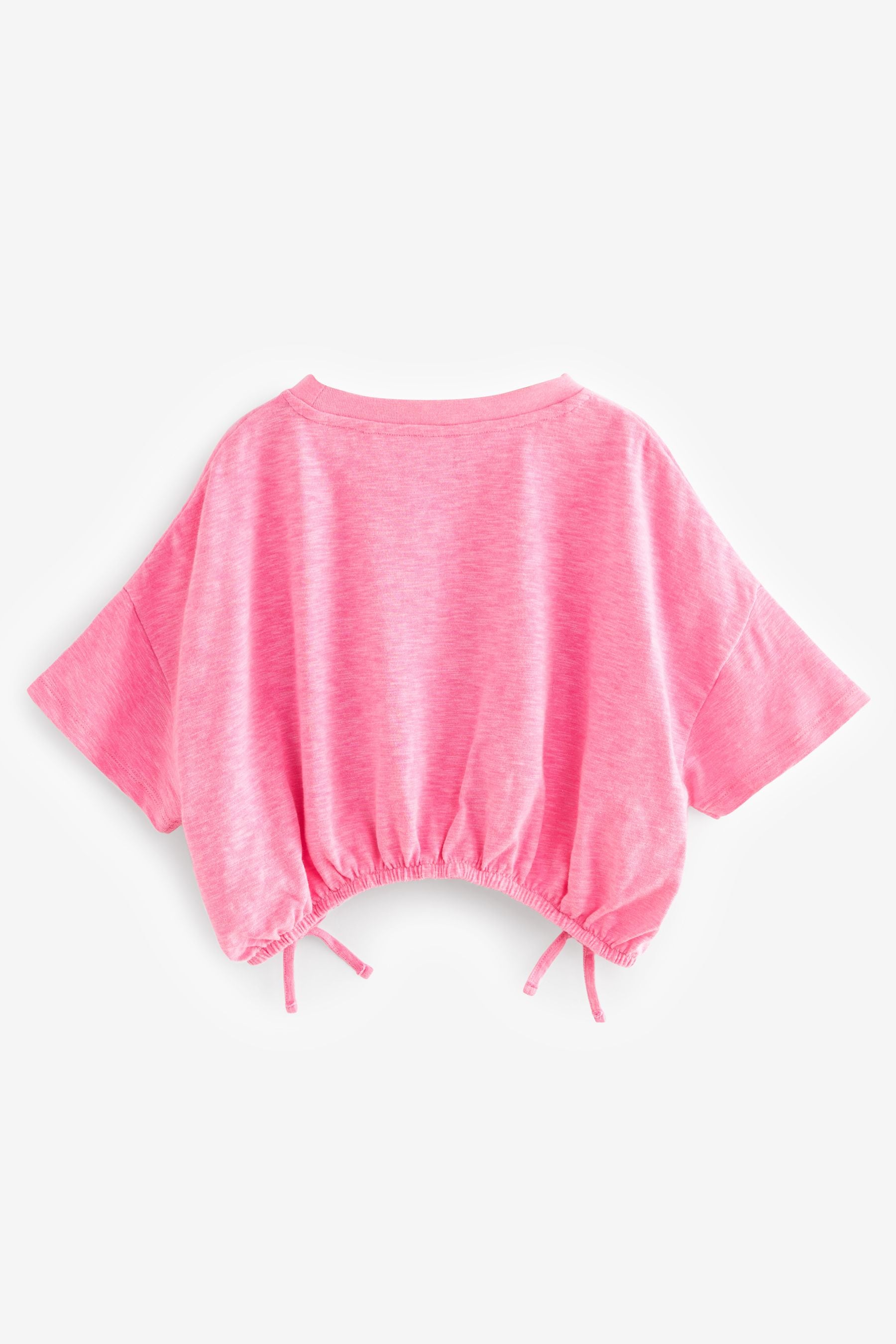 Bright Pink Sequin Heart T-Shirt (3-16yrs)