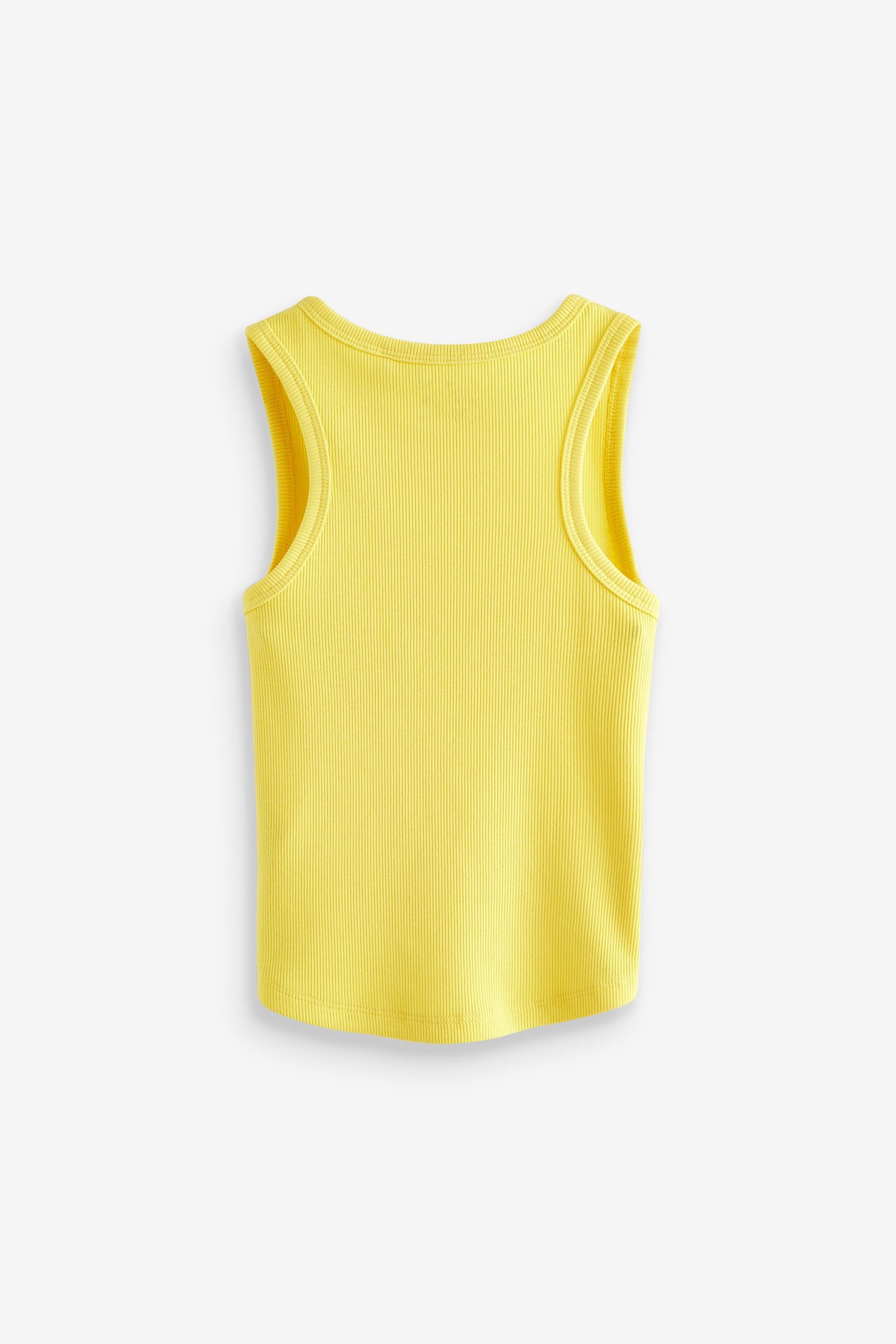 Yellow Rib Vest (3-16yrs)