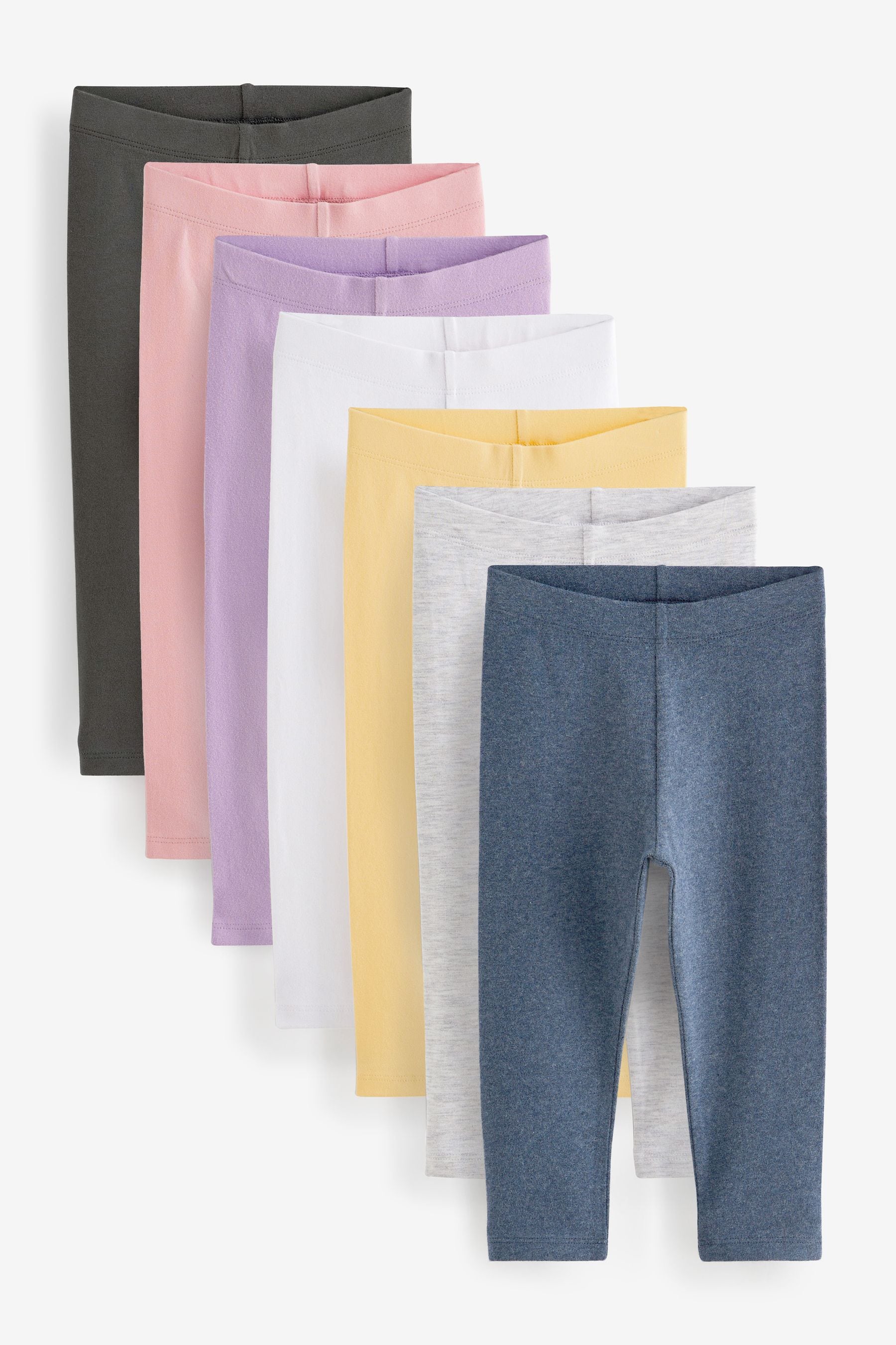 Multi Mono Basic Leggings 7 Pack (3mths-7yrs)