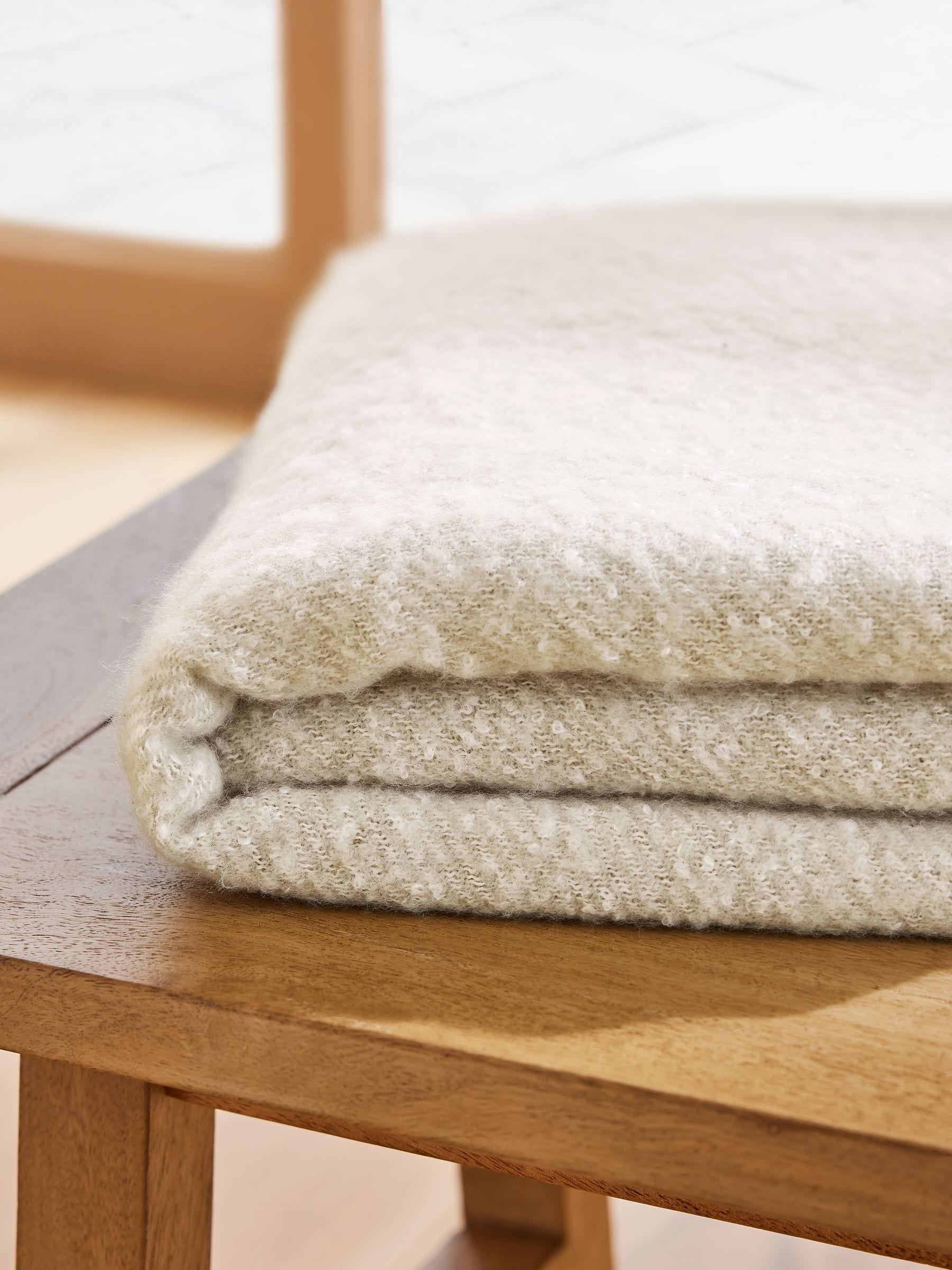 Natural Super Soft Ludlow Throw