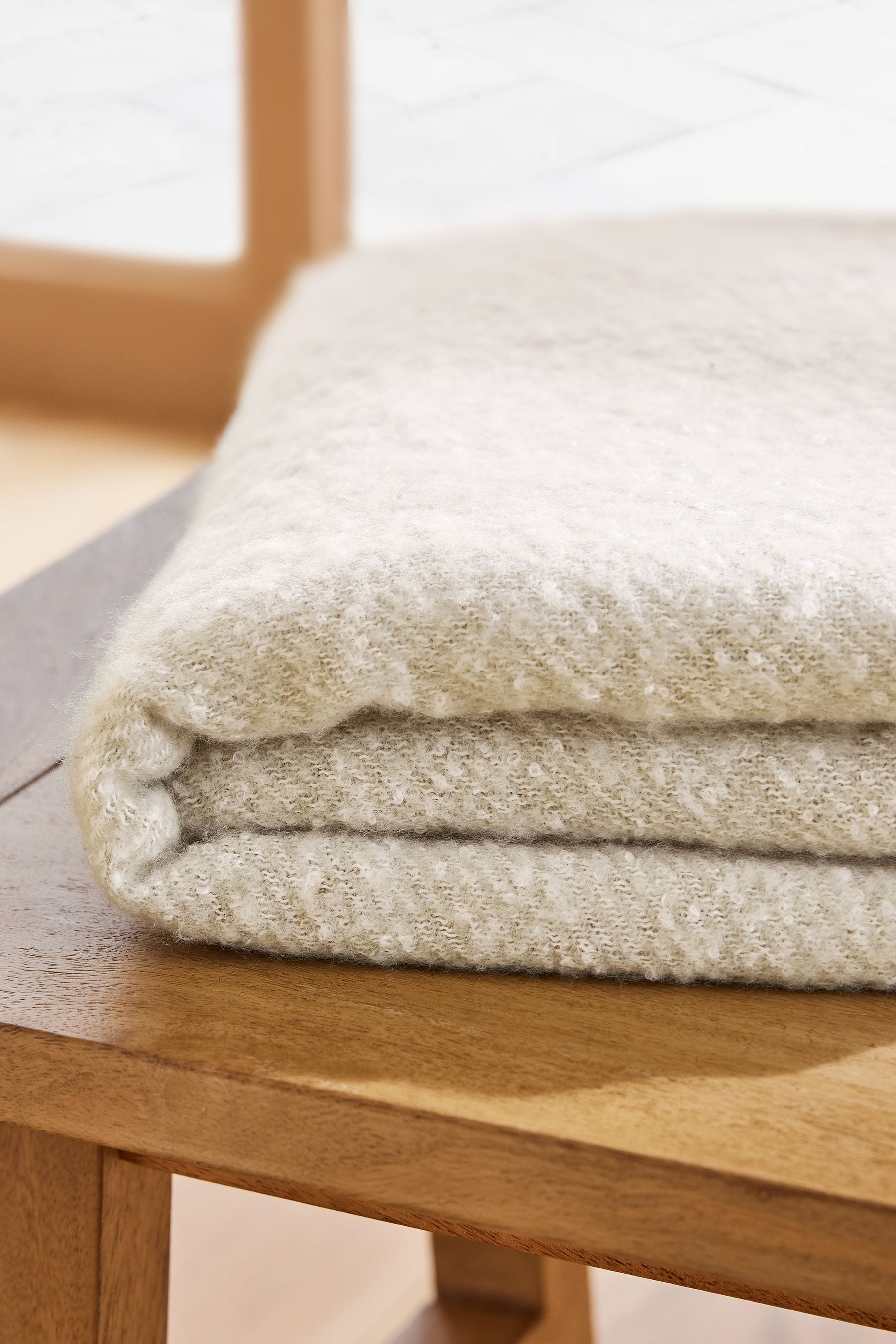 Natural Super Soft Ludlow Throw