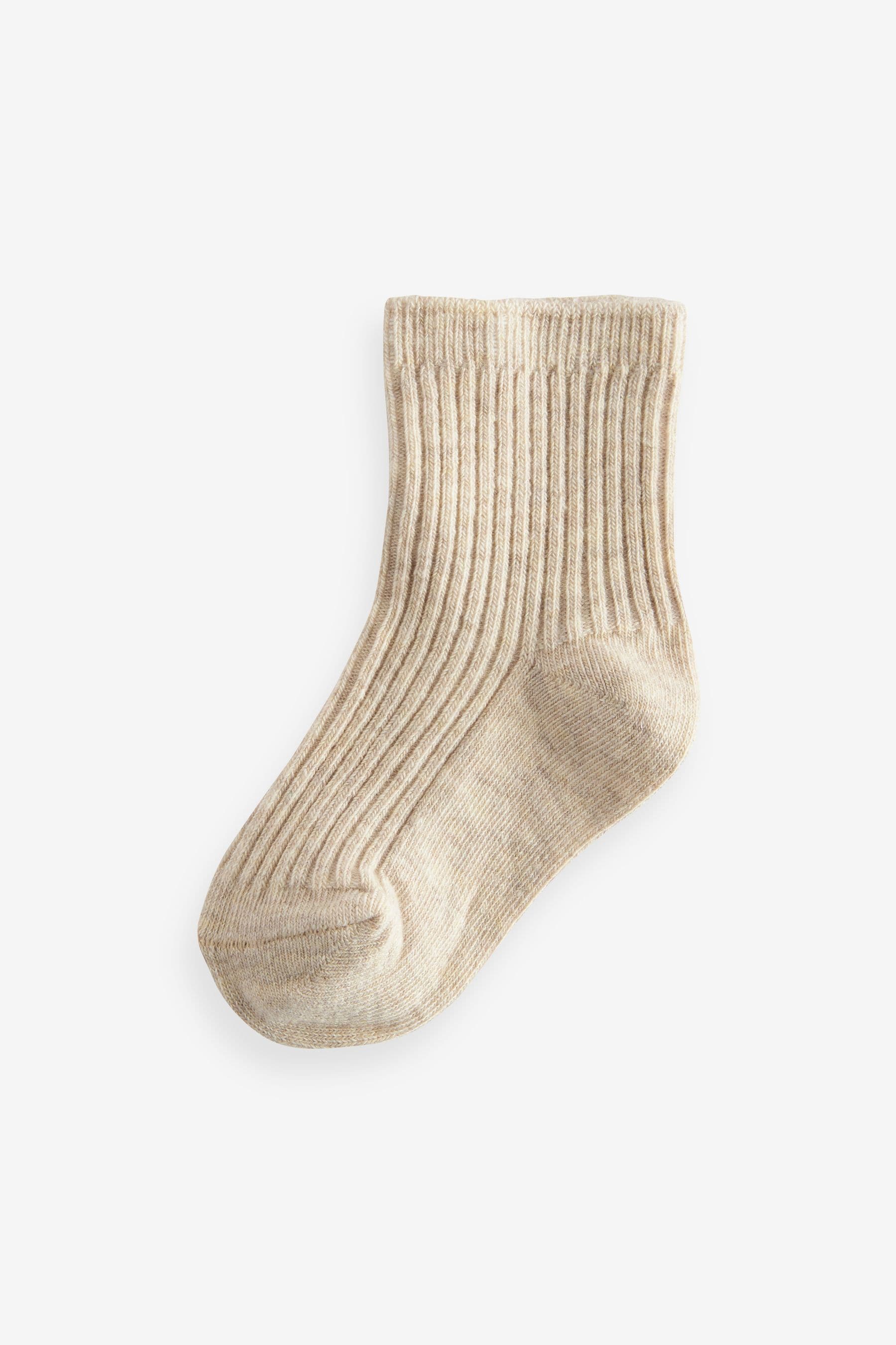 Neutral Baby Socks 5 Pack (0mths-2yrs)