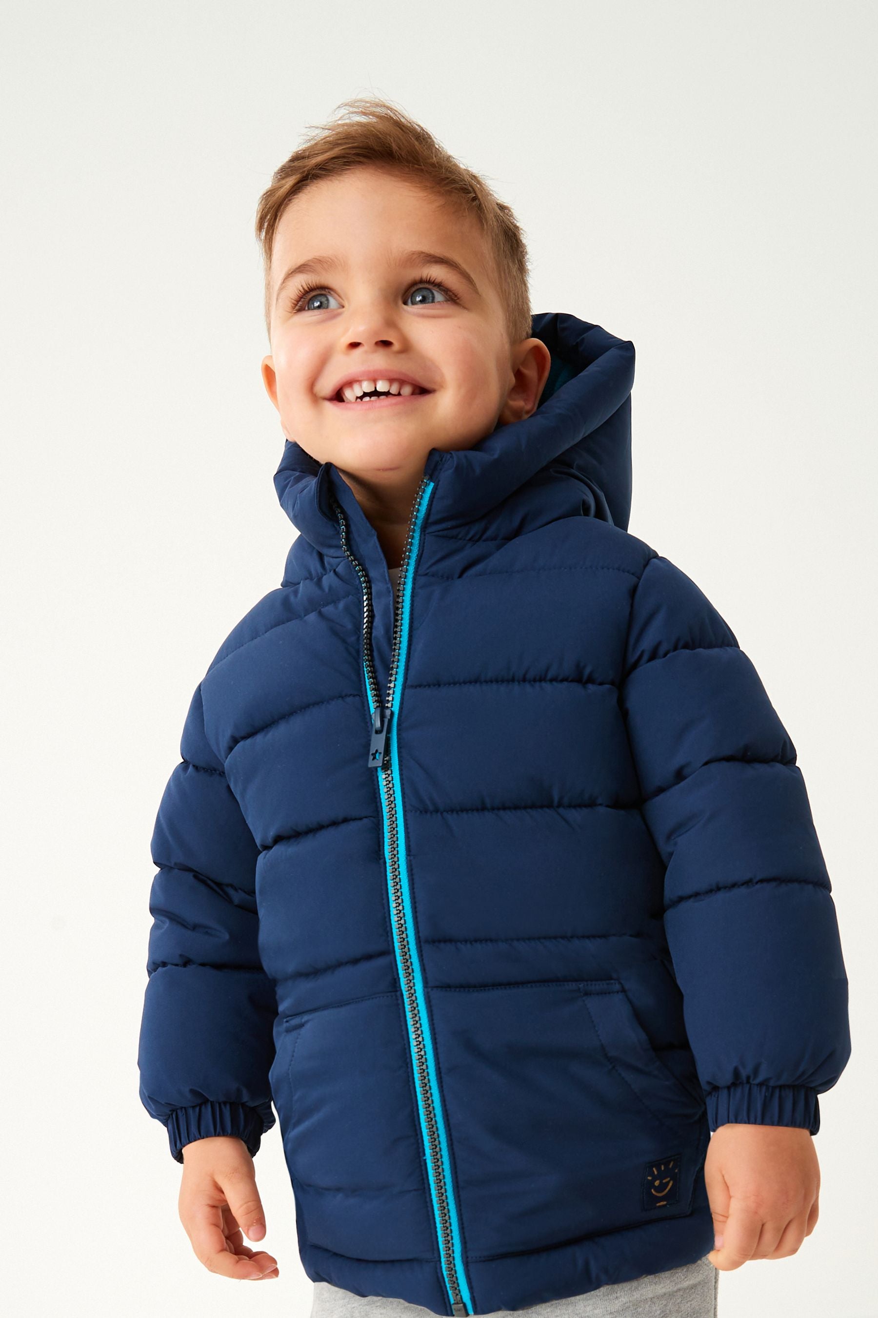 Navy Blue Padded Coat (3mths-7yrs)