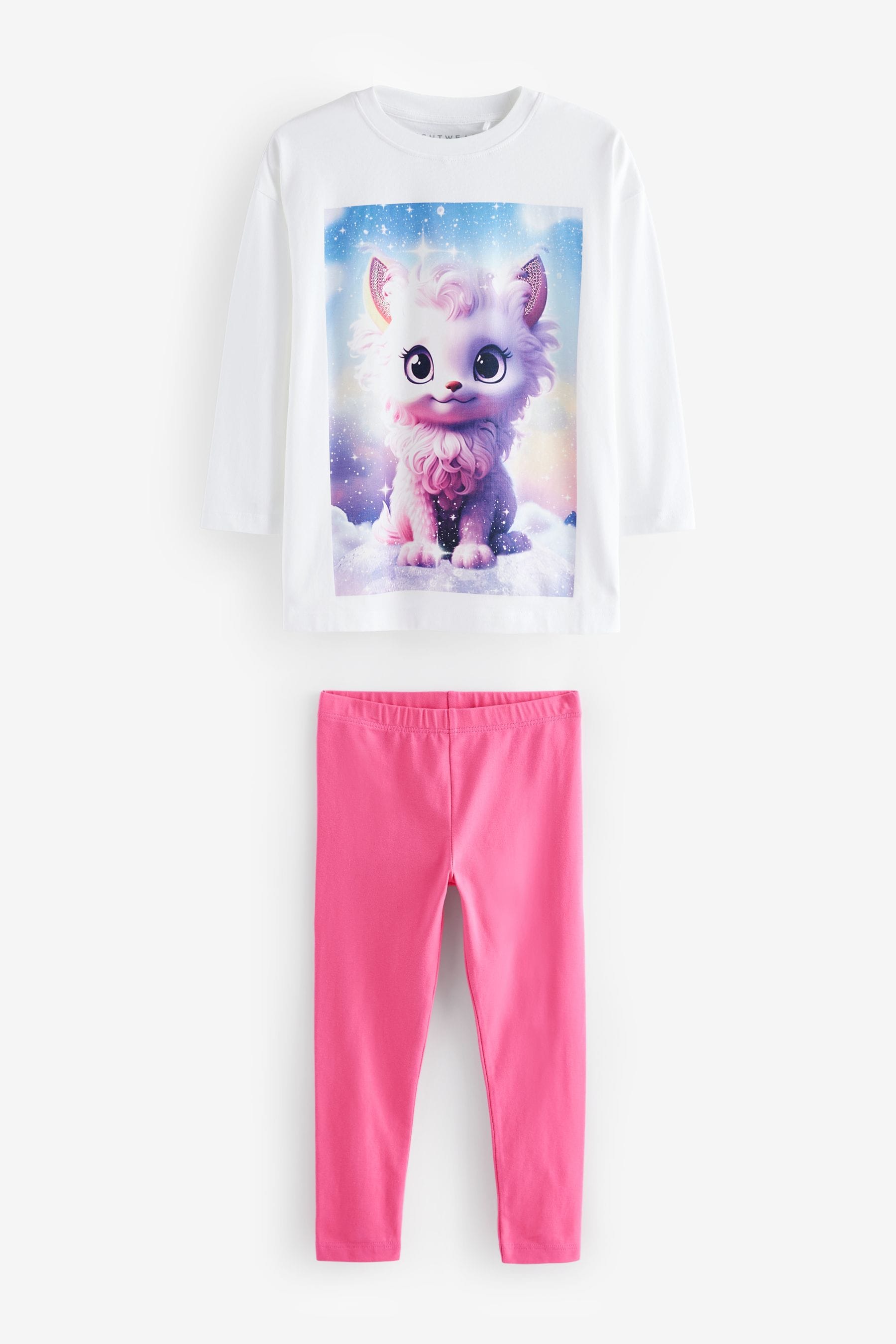 Unicorn Legging Pyjamas 2 Pack (3-12yrs)