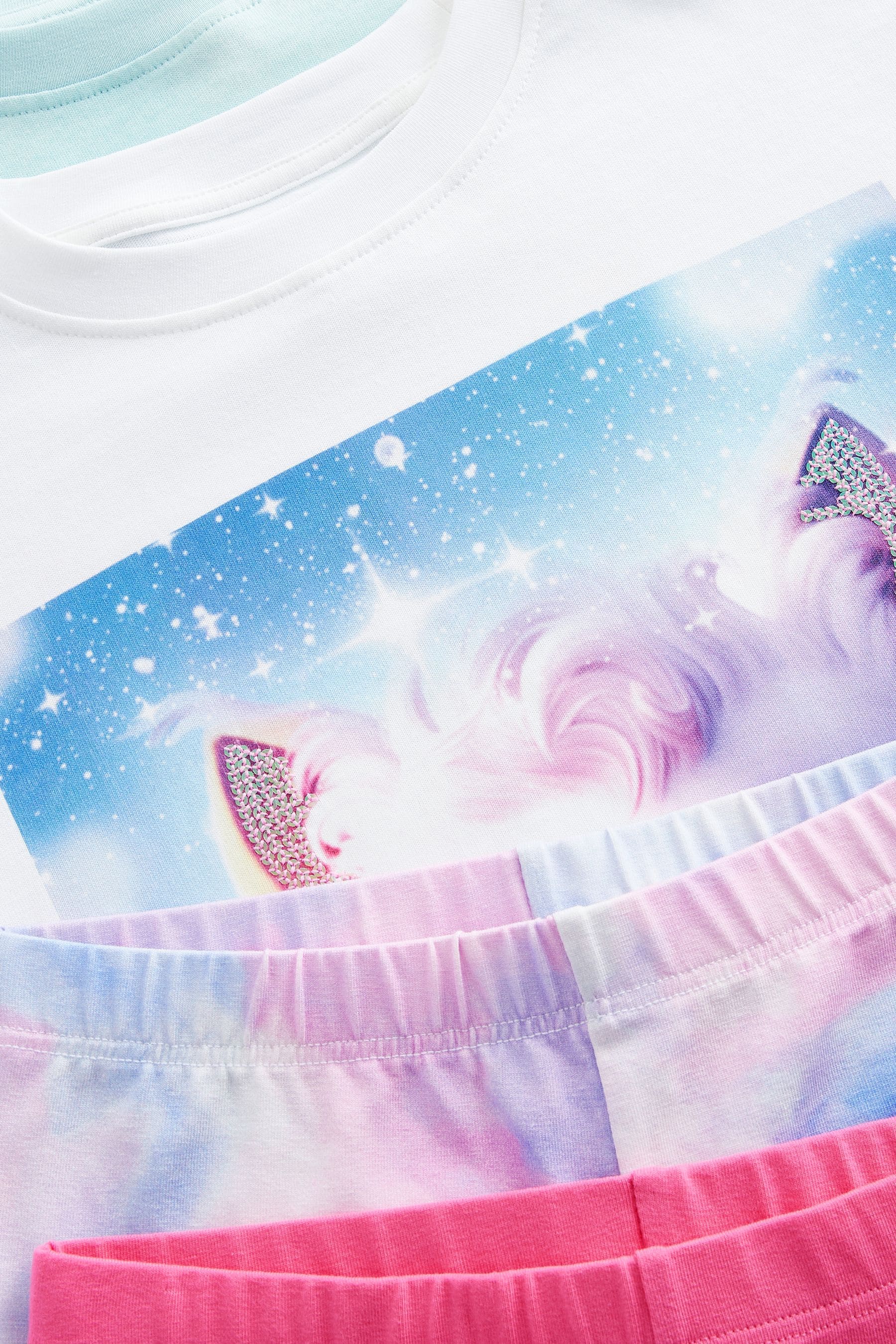 Unicorn Legging Pyjamas 2 Pack (3-12yrs)