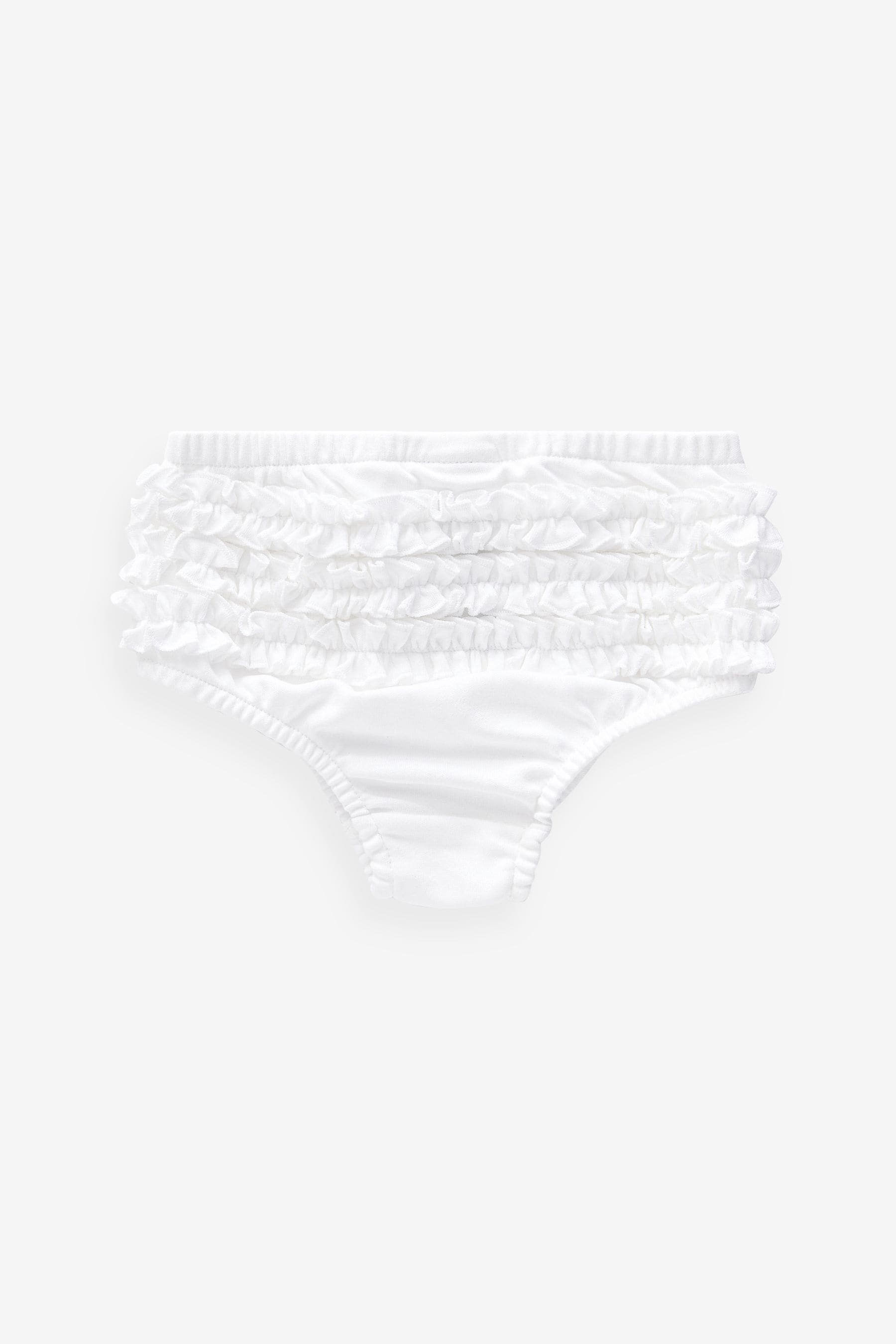 White 100% Cotton Baby Knickers 3 Pack (0mths-2yrs)