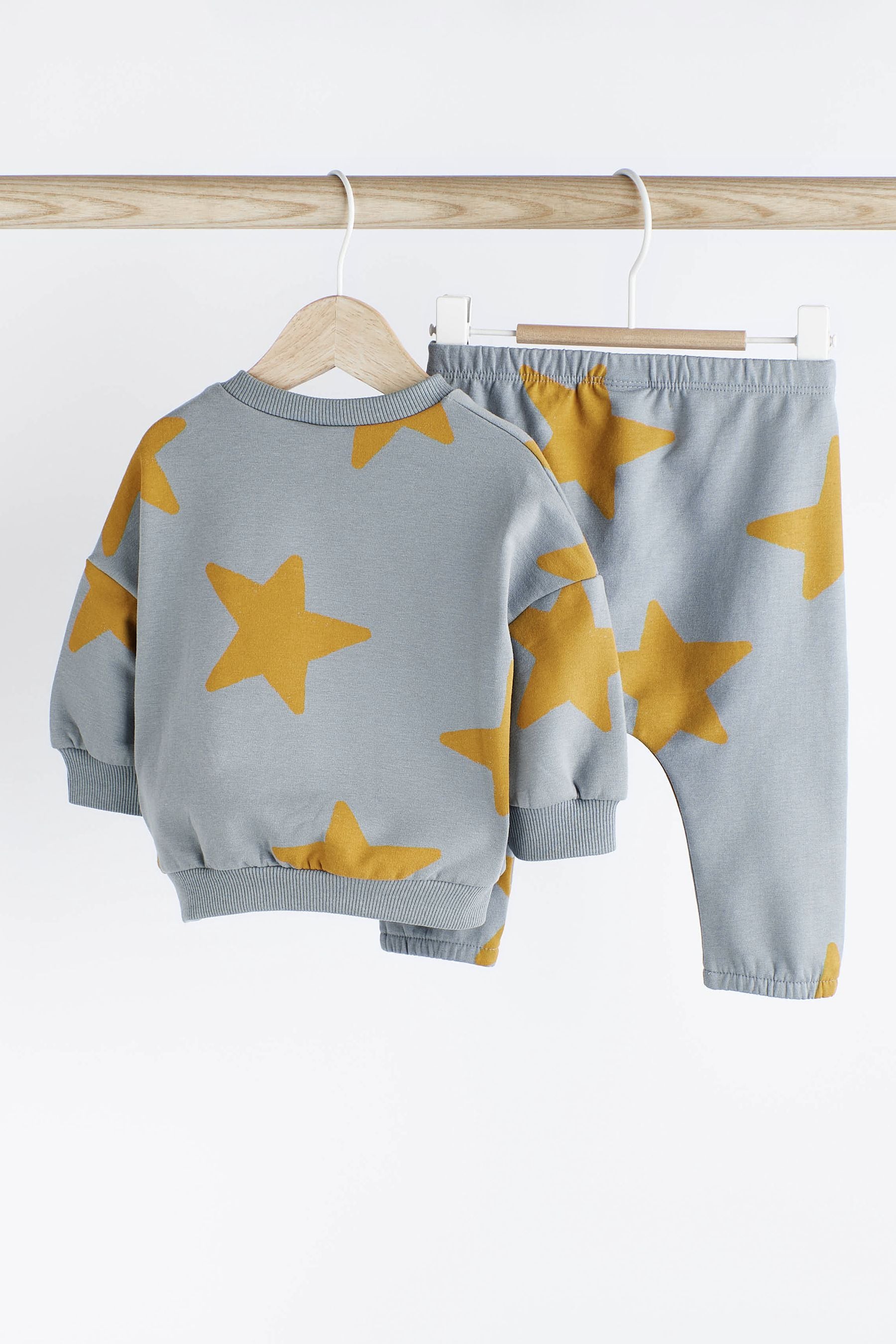 Blue Star Cosy Baby Sweatshirt And Joggers 2 Piece Set