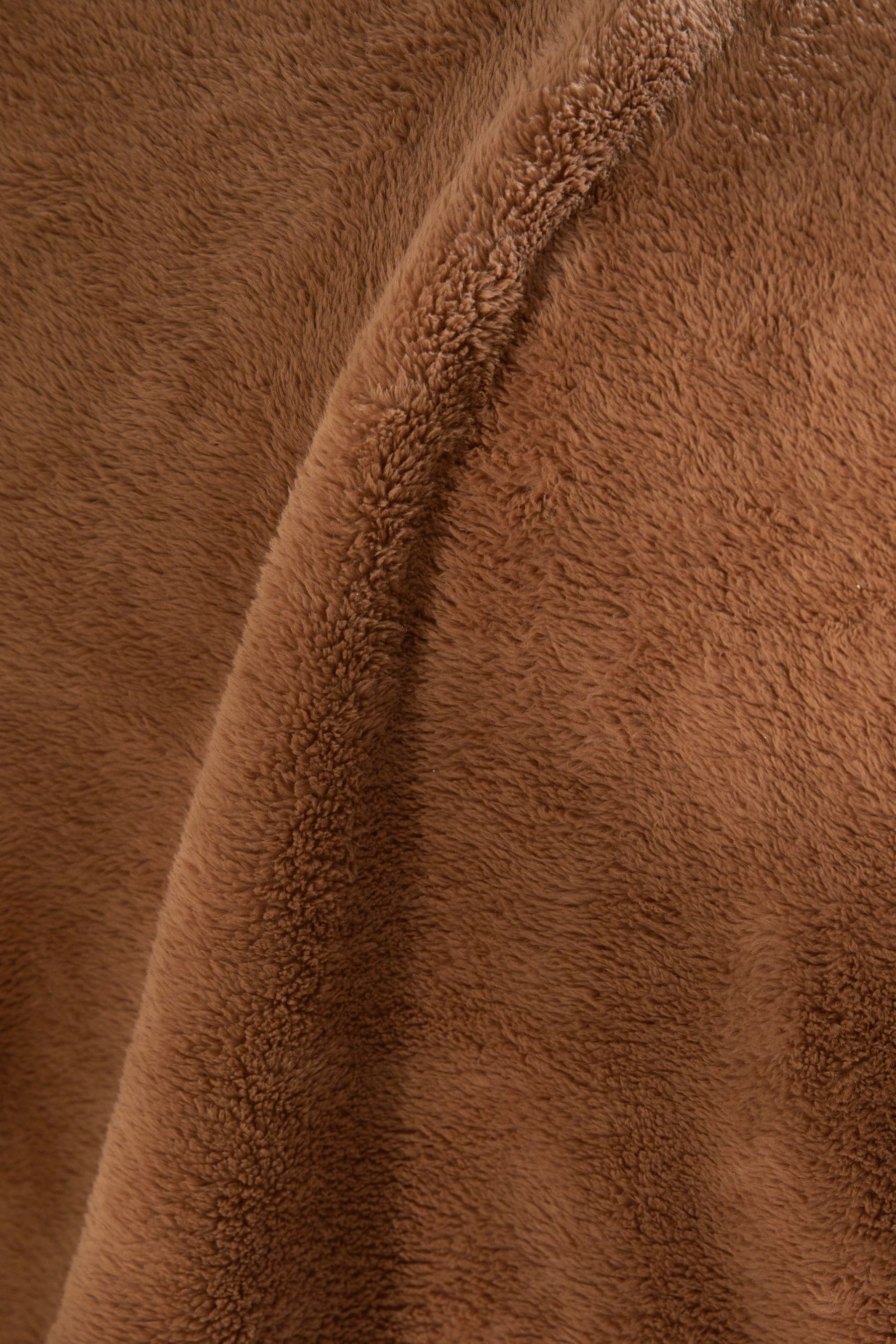 Camel Marshmallow Soft Fleece Throw