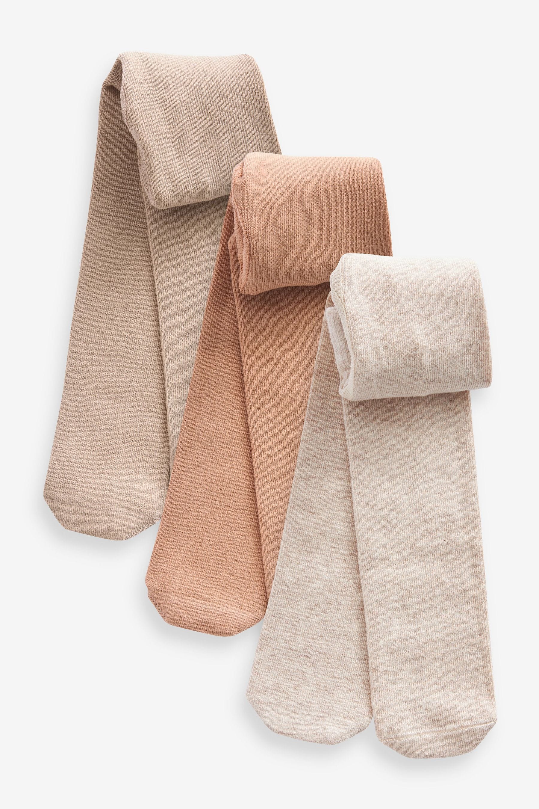 Neutral Baby Plain Tights 3 Packs (0mths-2yrs)