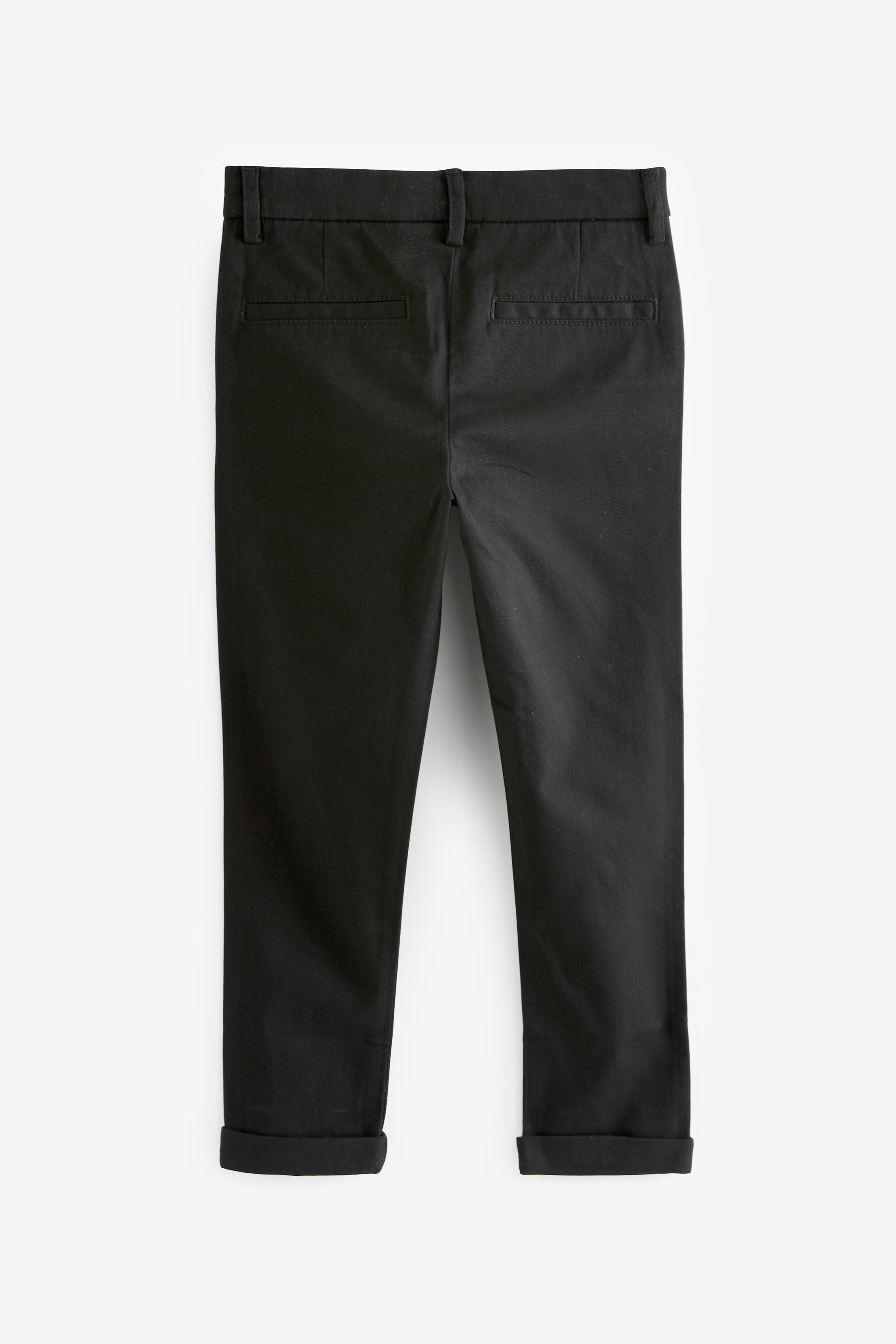 Black Stretch Chino Trousers (3-17yrs)