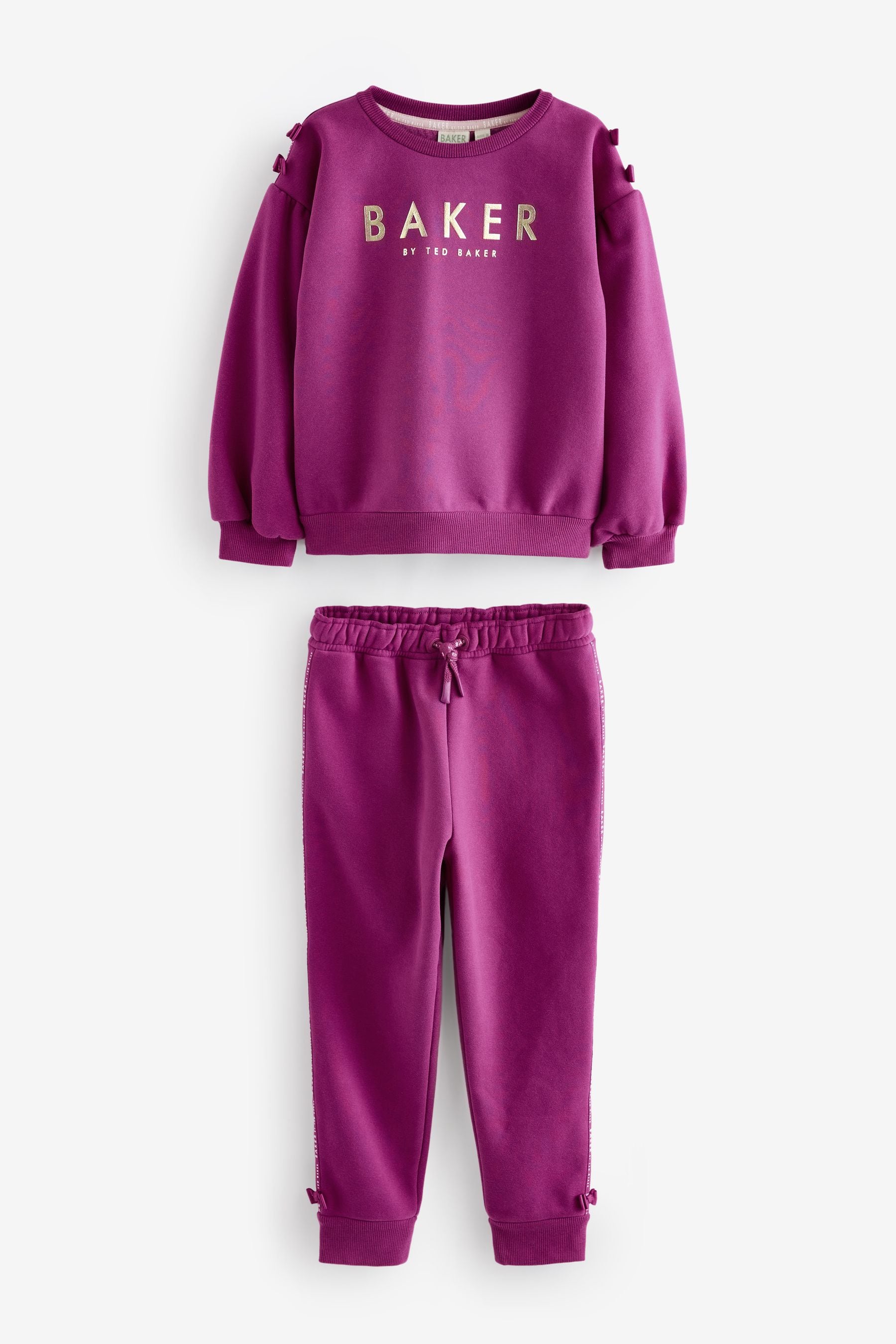 Baker by Ted Baker 100% Cotton Bow Sweater & Joggers Set