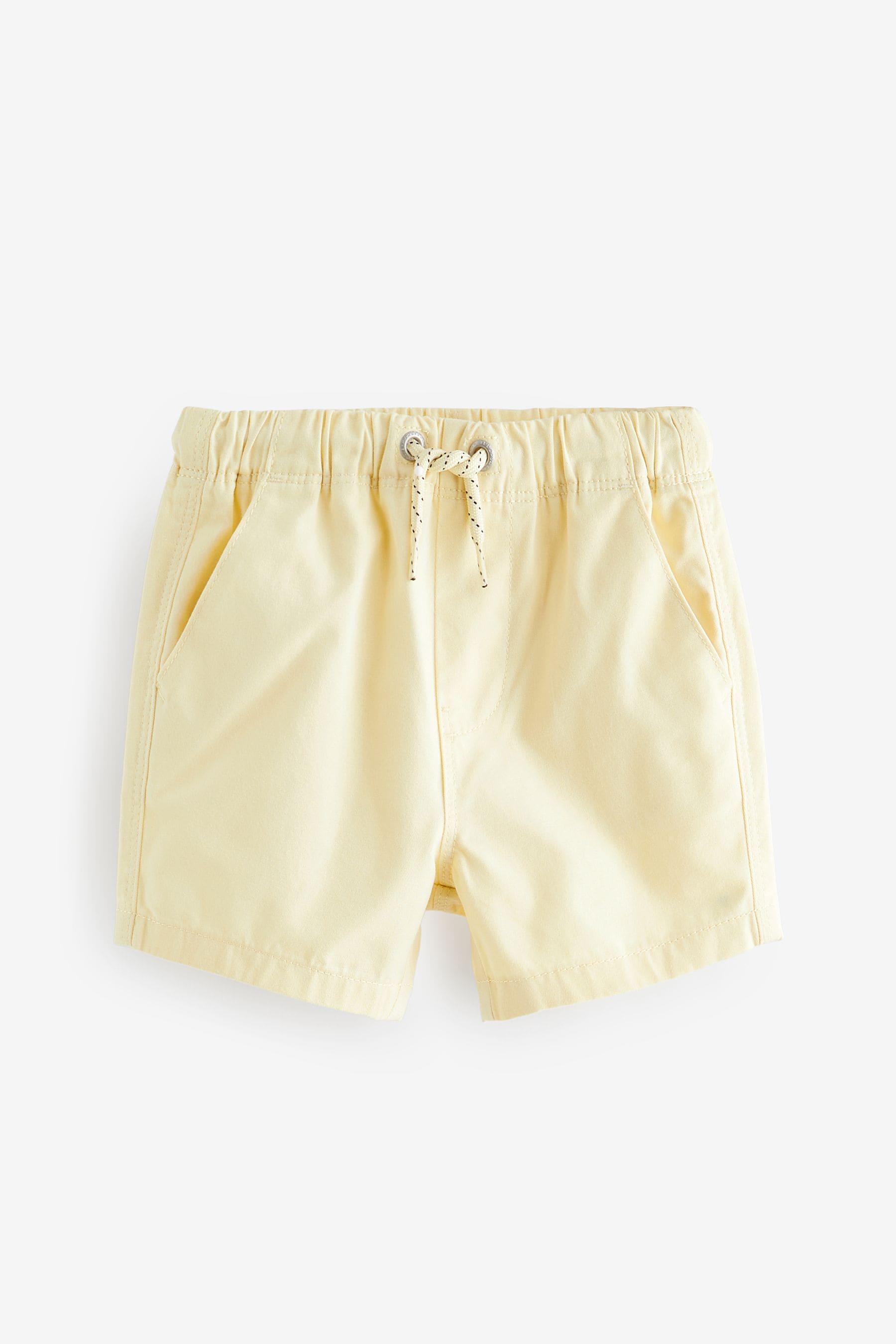 Pale Yellow Pull-On Shorts (3mths-7yrs)