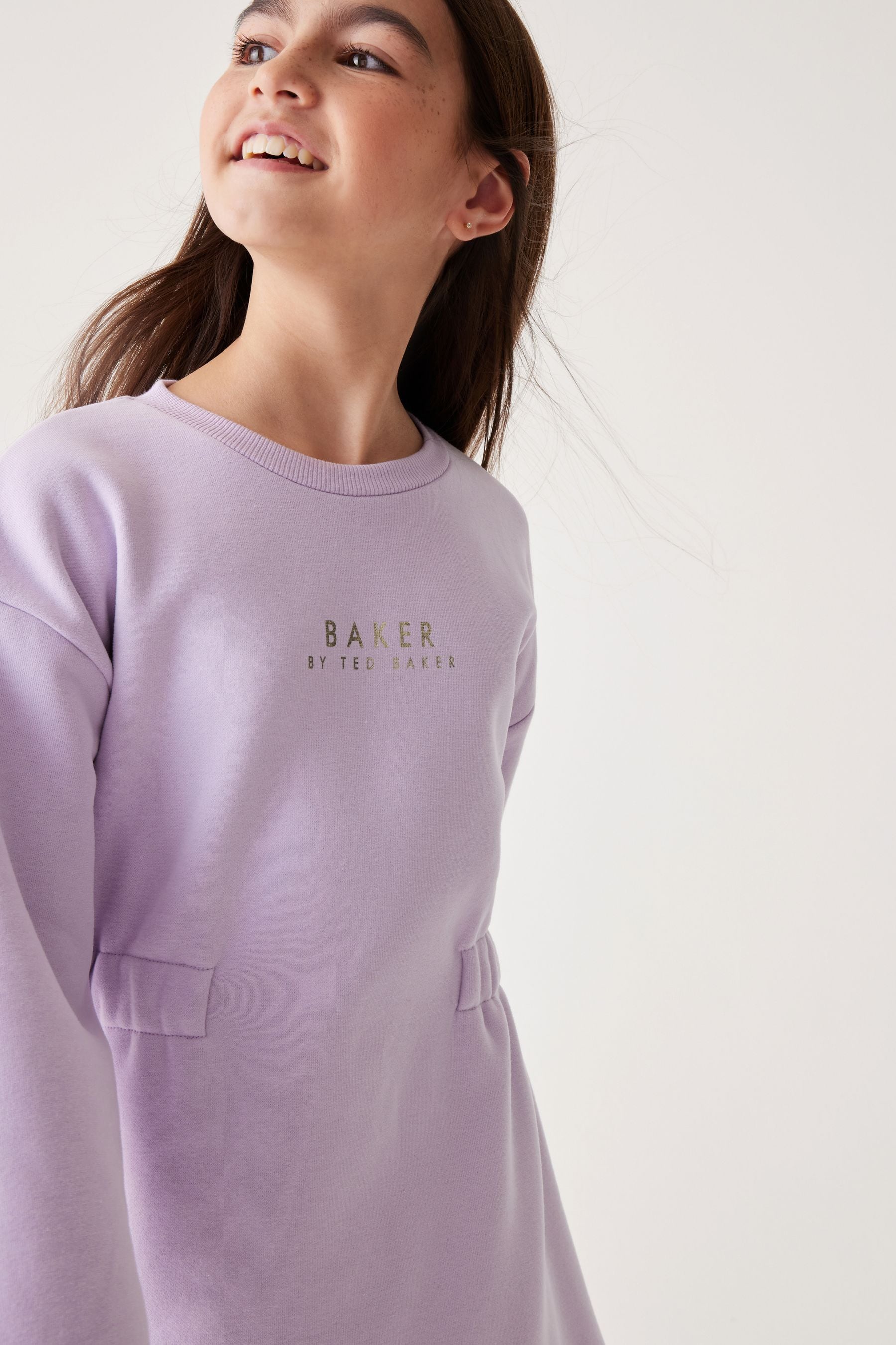 Baker by Ted Baker Branded Back Sweat Dress