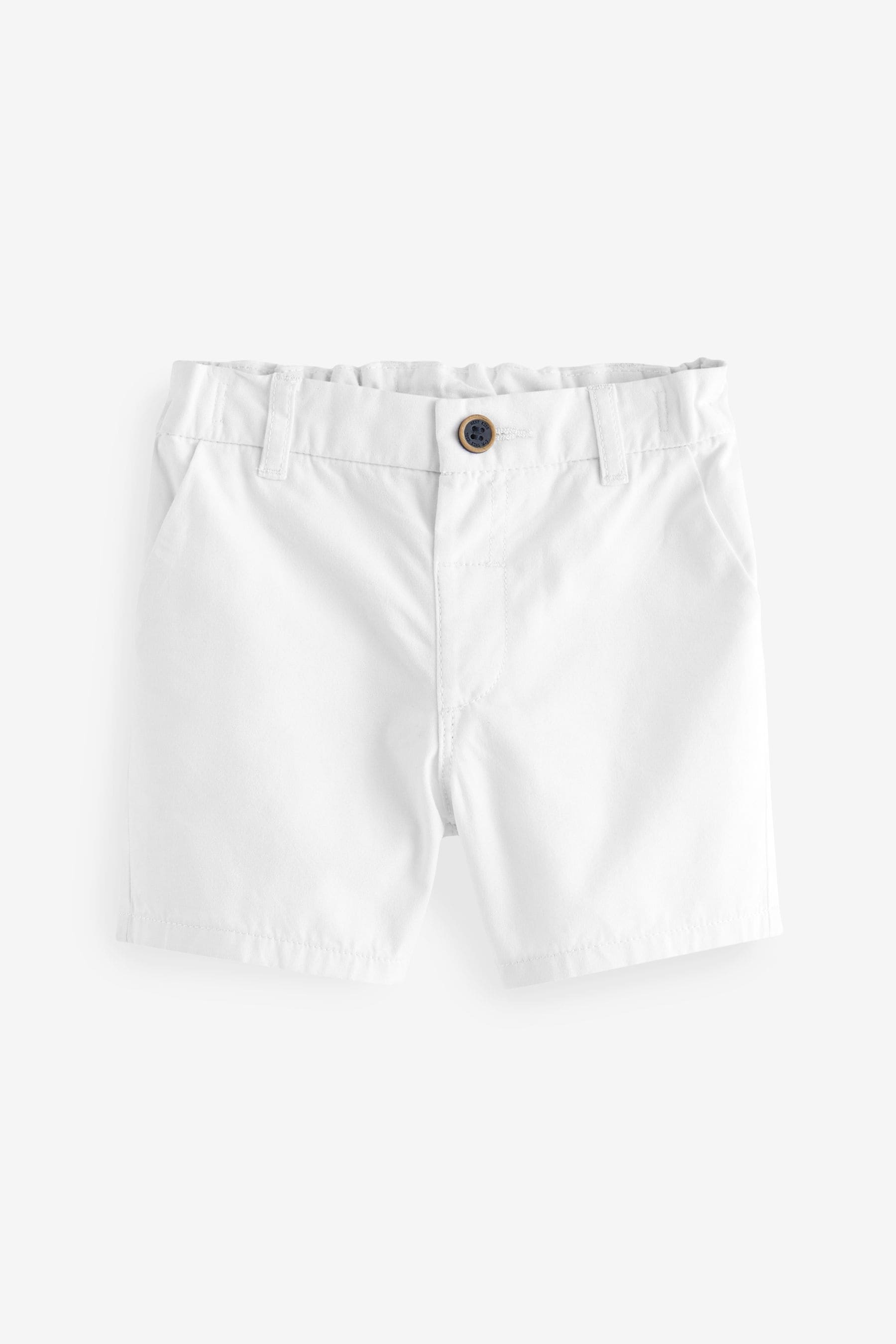 White/Blue Chino Shorts 2 Pack (3mths-7yrs)