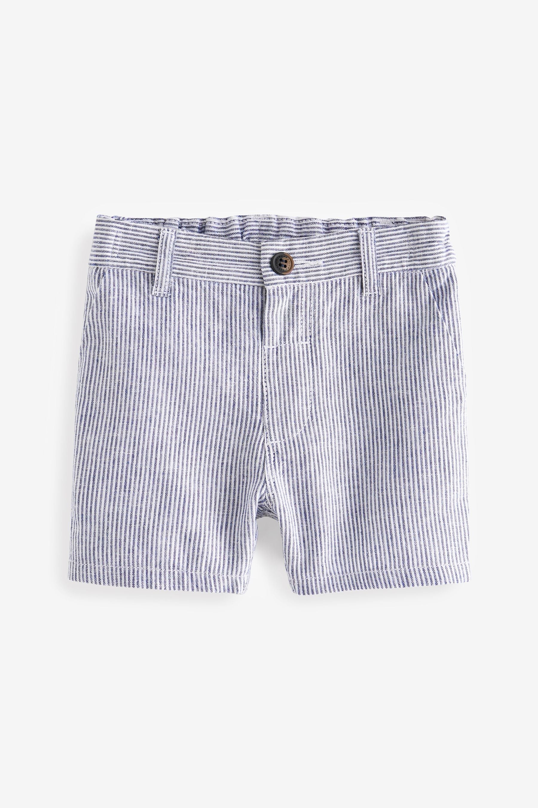 White/Blue Chino Shorts 2 Pack (3mths-7yrs)