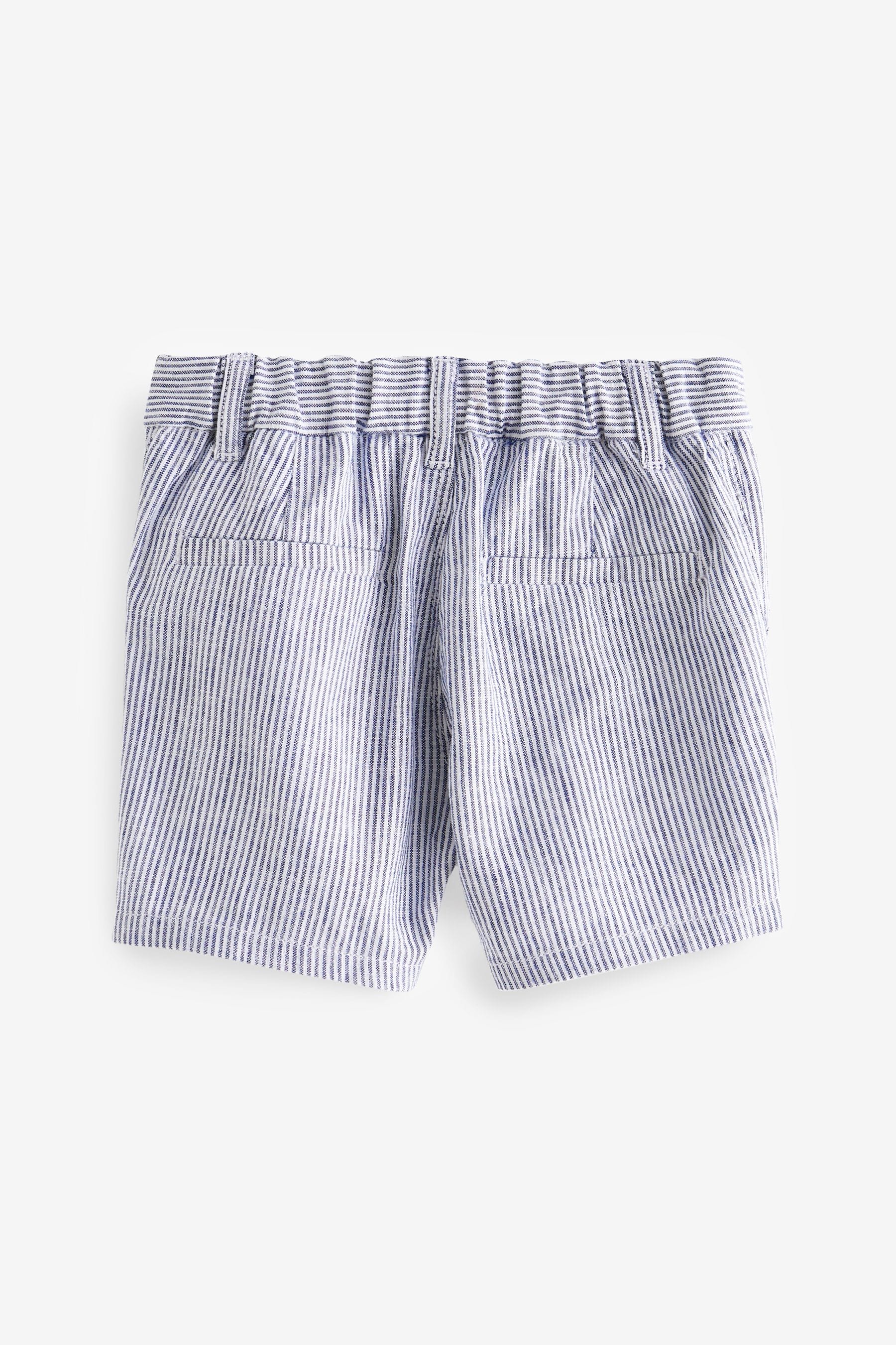 White/Blue Chino Shorts 2 Pack (3mths-7yrs)