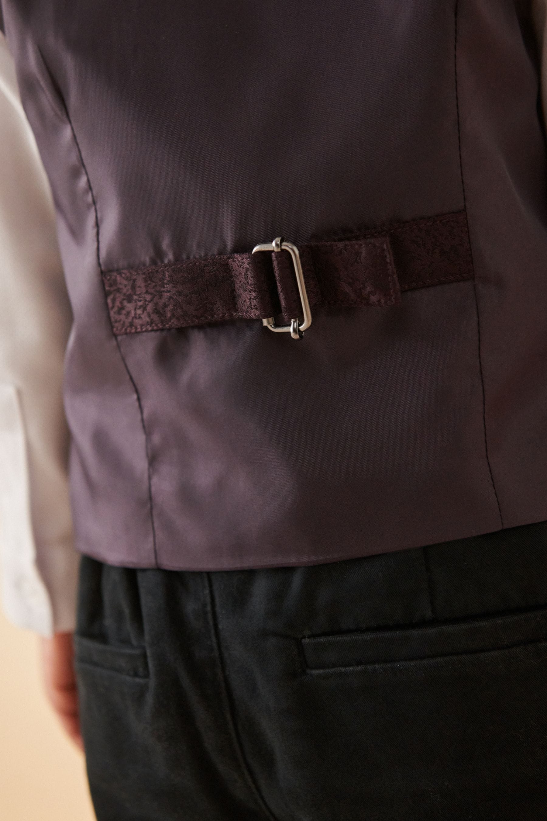 Plum Purple Waistcoat, Shirt & Bowtie Set (3mths-9yrs)