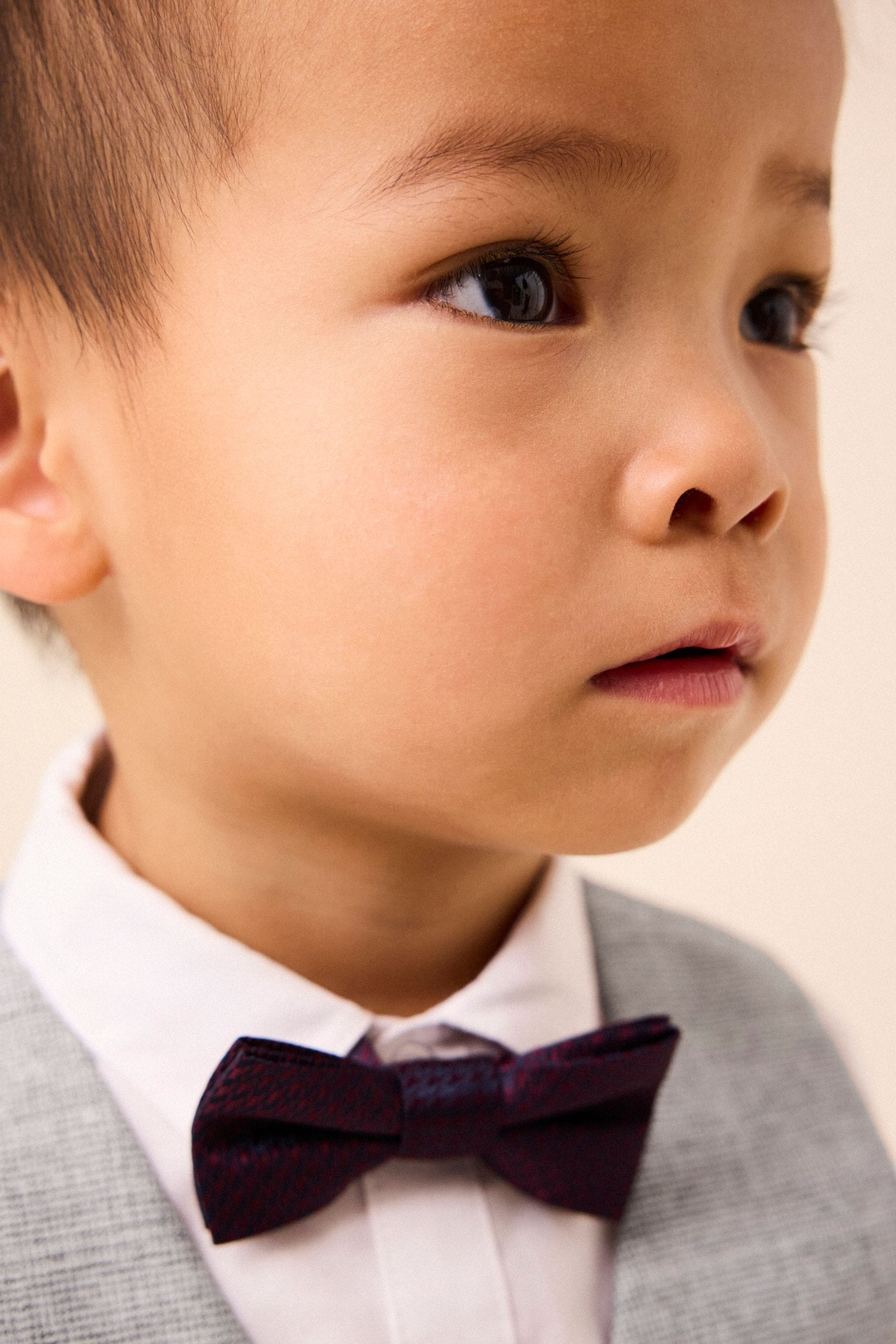 Grey Heritage Waistcoat, Shirt, Trousers & Bow Tie Set (3mths-9yrs)