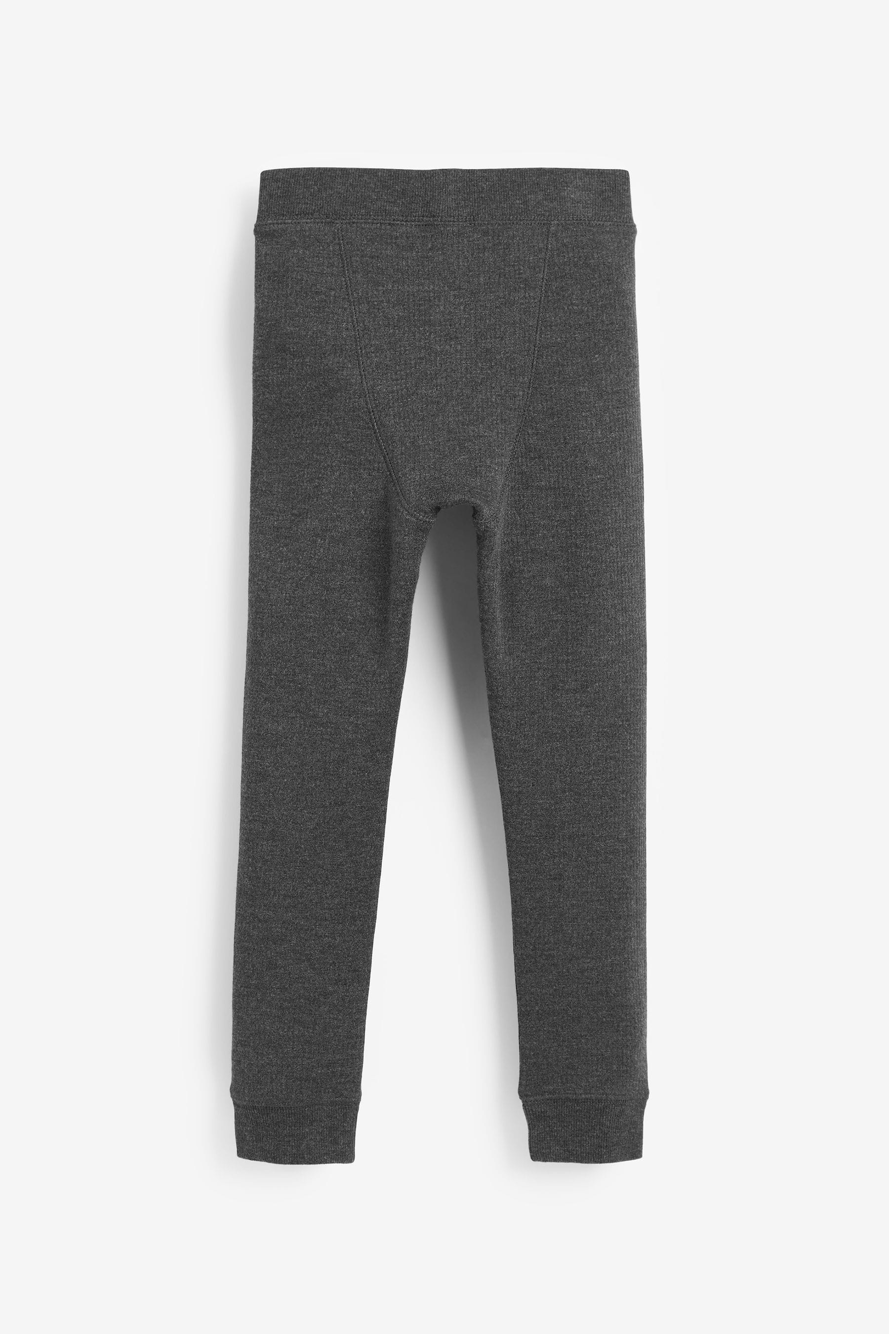 Black/ Grey Thermal Leggings 2 Pack (2-16yrs)