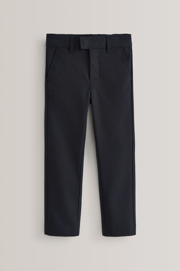 Navy Slim Waist School Formal Stretch Skinny Trousers (3-17yrs)