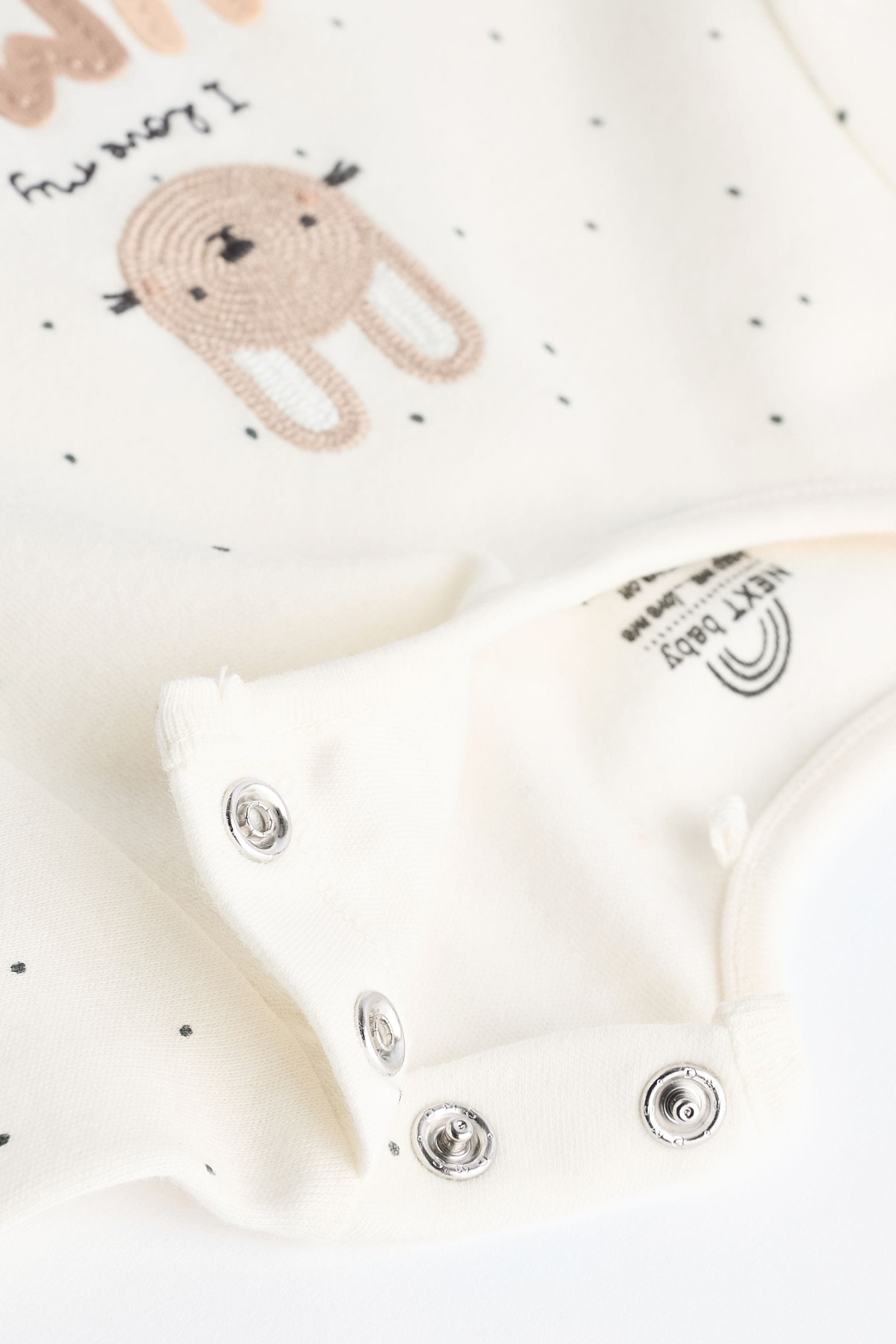 Neutral I Love My Mummy Family Baby Bodysuit