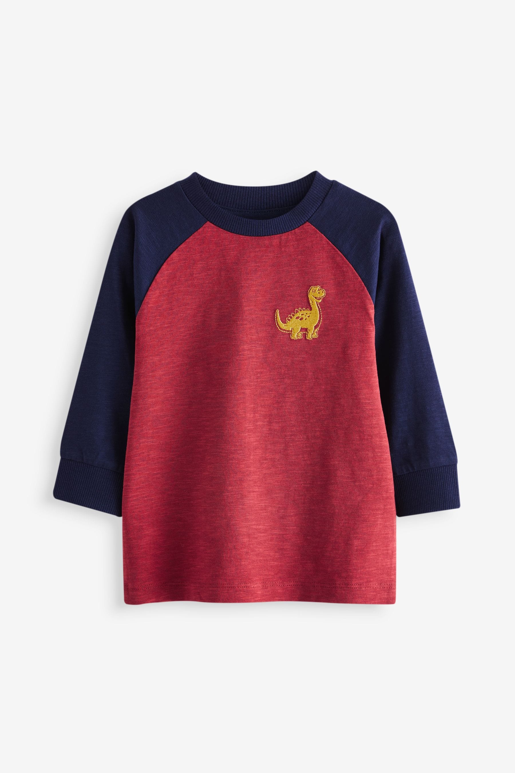 Red Long Sleeve T-Shirts 3 Pack (3mths-7yrs)