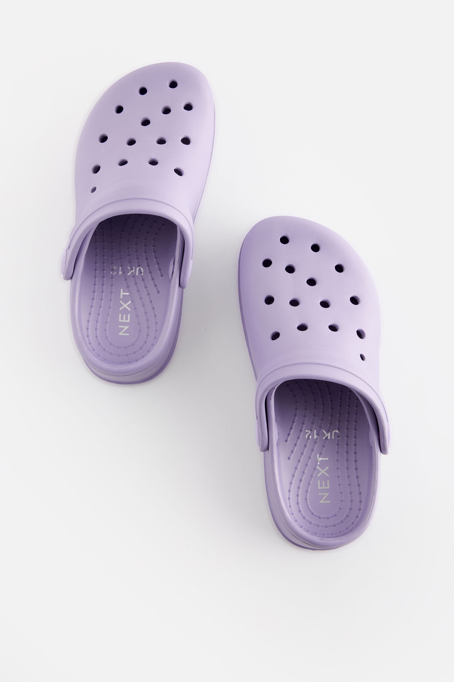 Lilac Purple Chunky Clogs