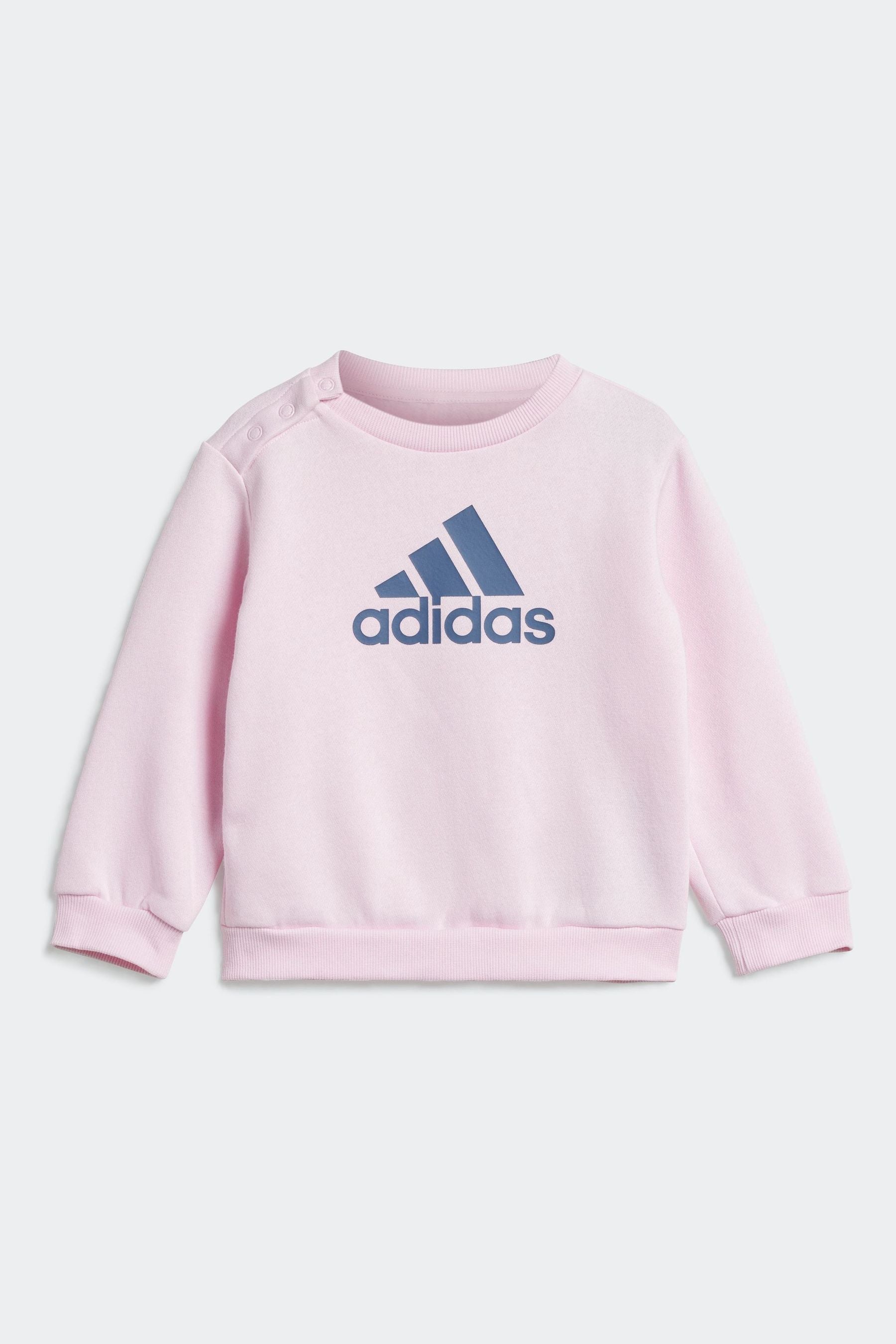 Pink/Blue adidas Sportswear Badge Of Sport Joggers Set