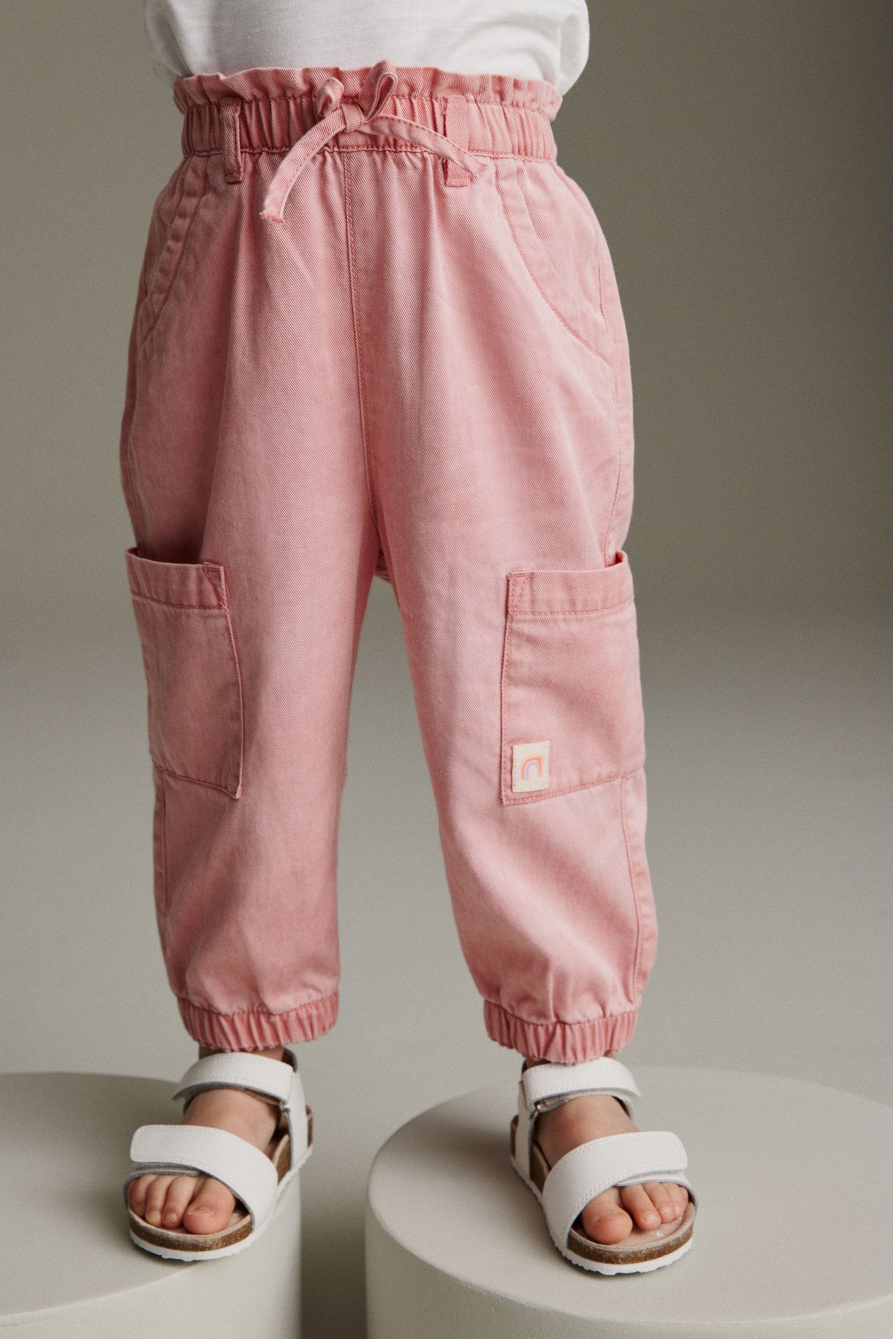 Pink Cargo Trousers (3mths-7yrs)