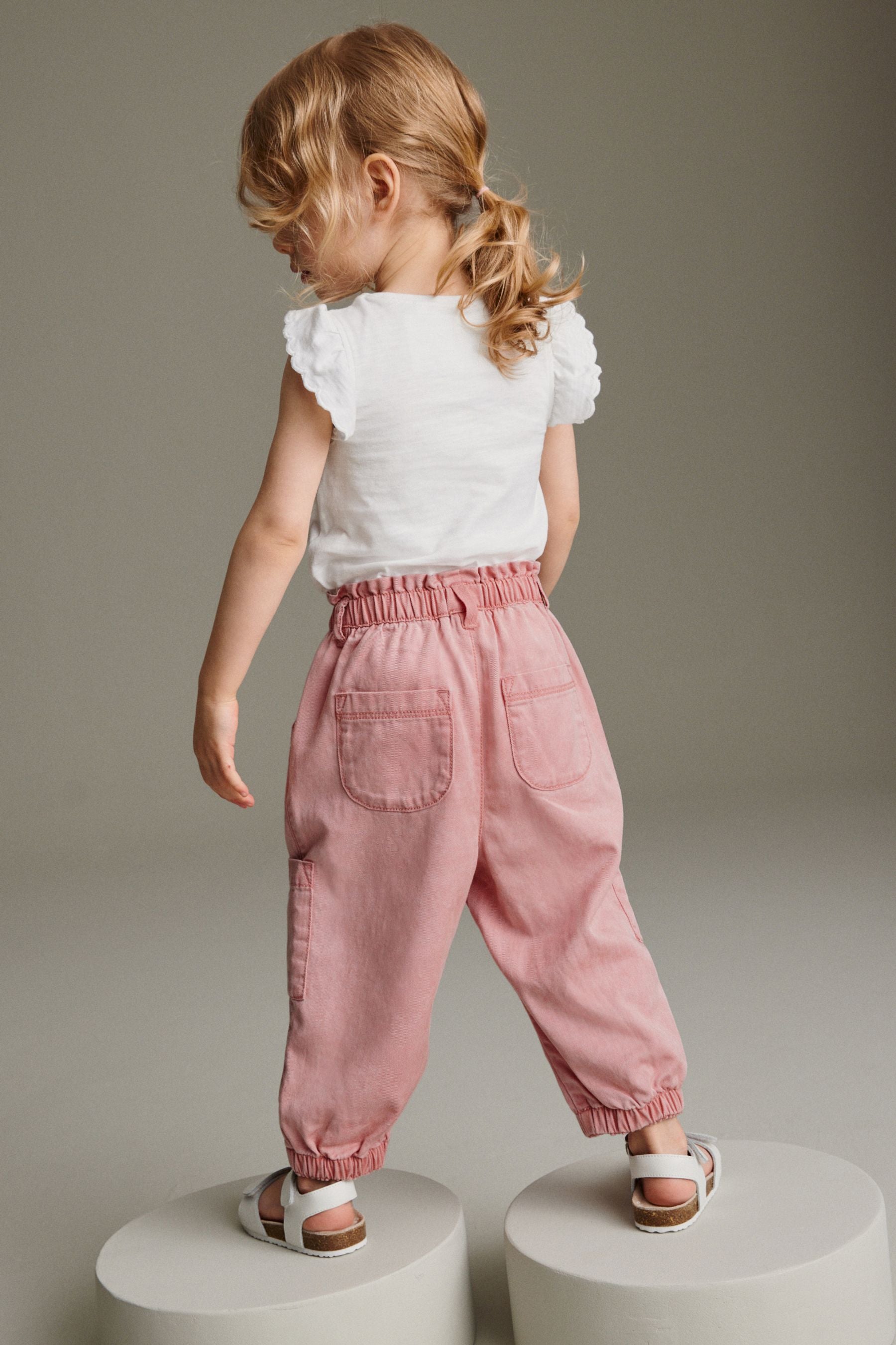 Pink Cargo Trousers (3mths-7yrs)