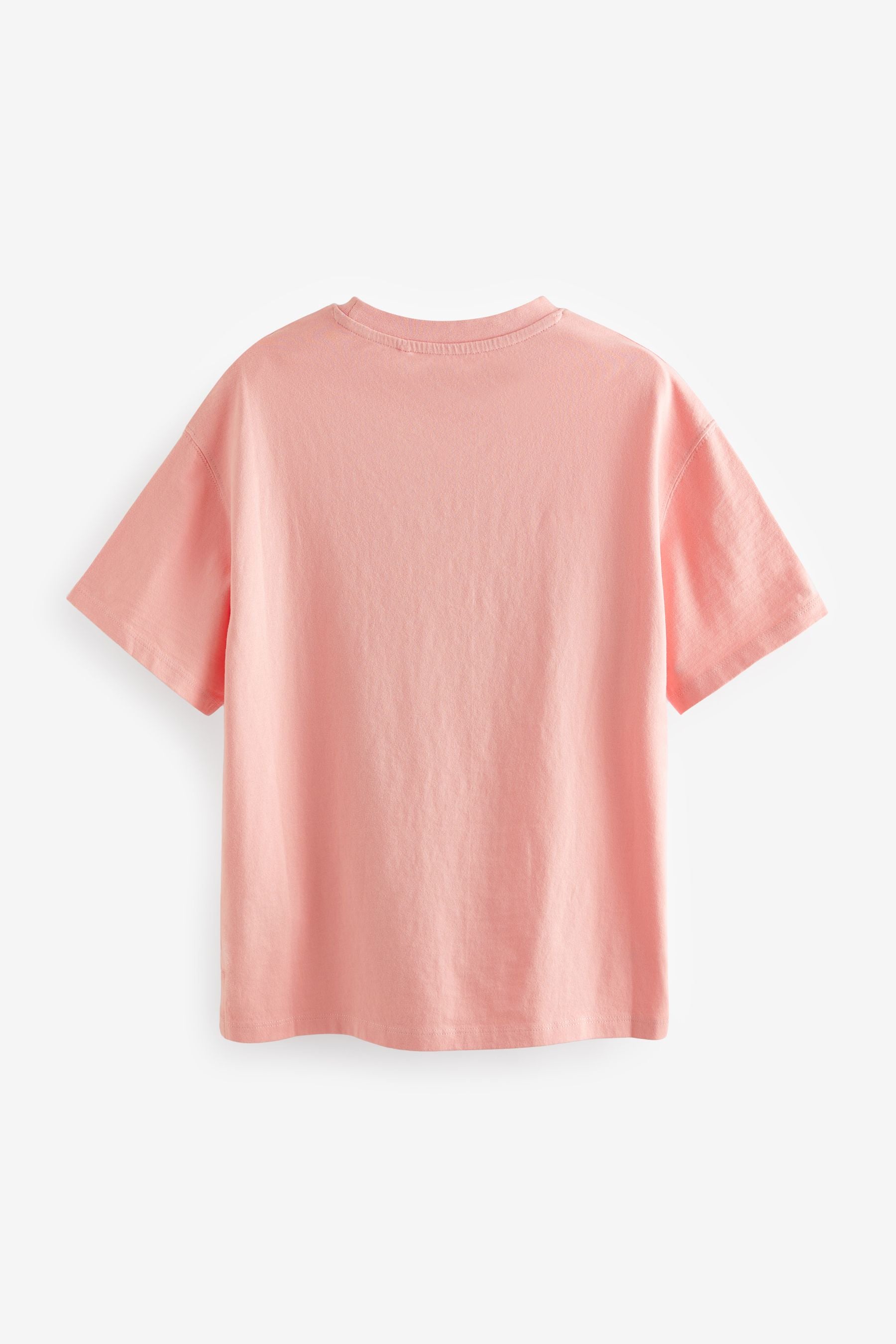 Pink Oversized Embellished Graphic T-Shirt (3-16yrs)