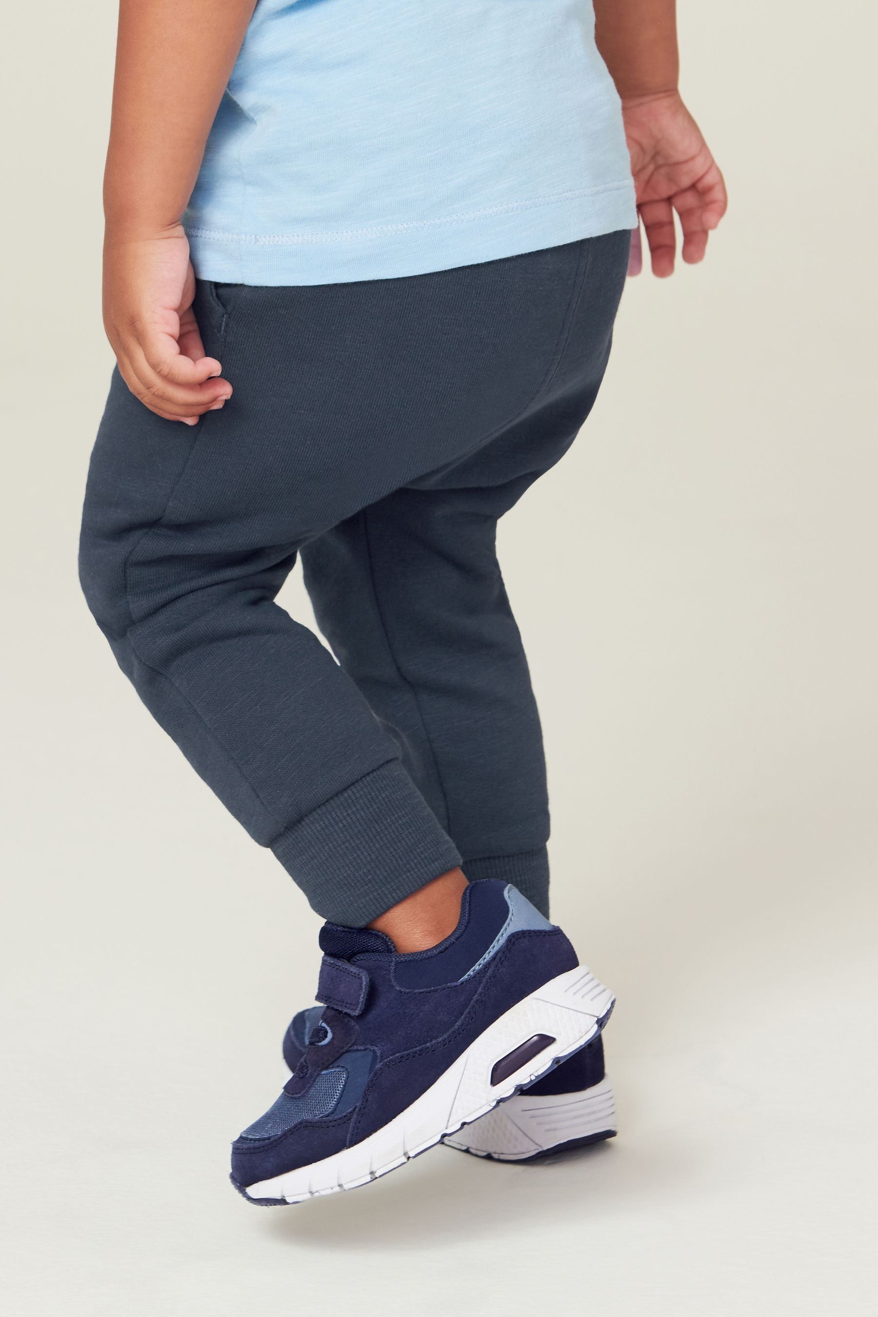 Navy 100% Cotton Joggers (3mths-7yrs)