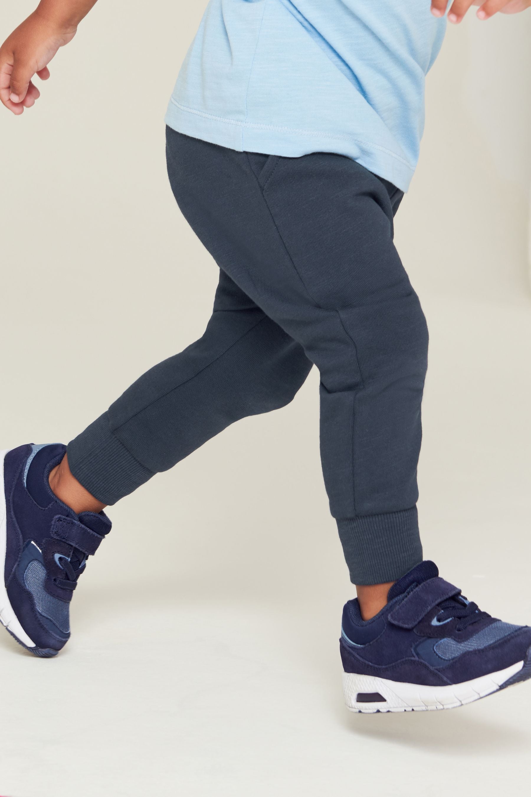 Navy 100% Cotton Joggers (3mths-7yrs)