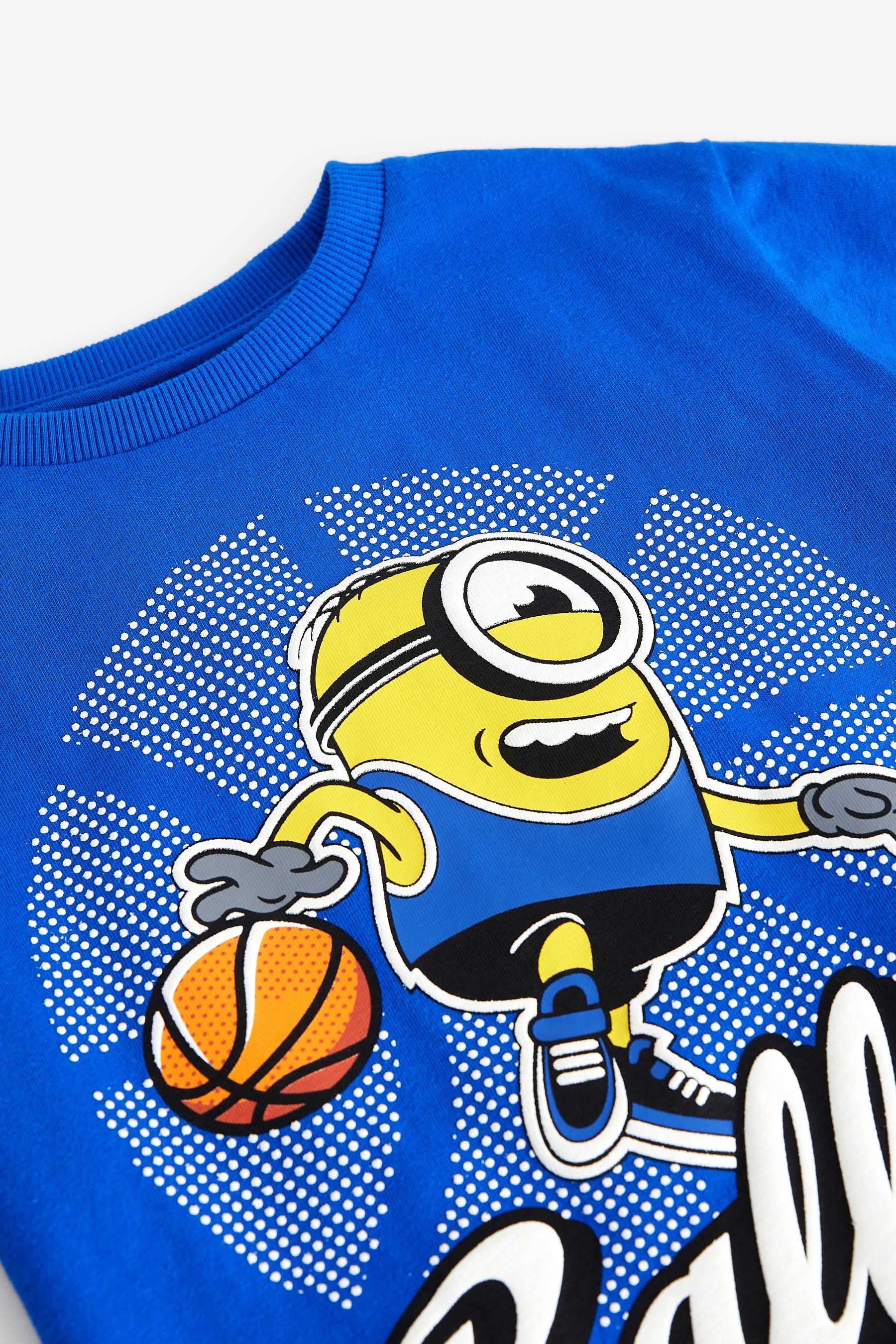 Blue 100% Cotton Licensed Minions T-Shirt by Nxt (3-16yrs)