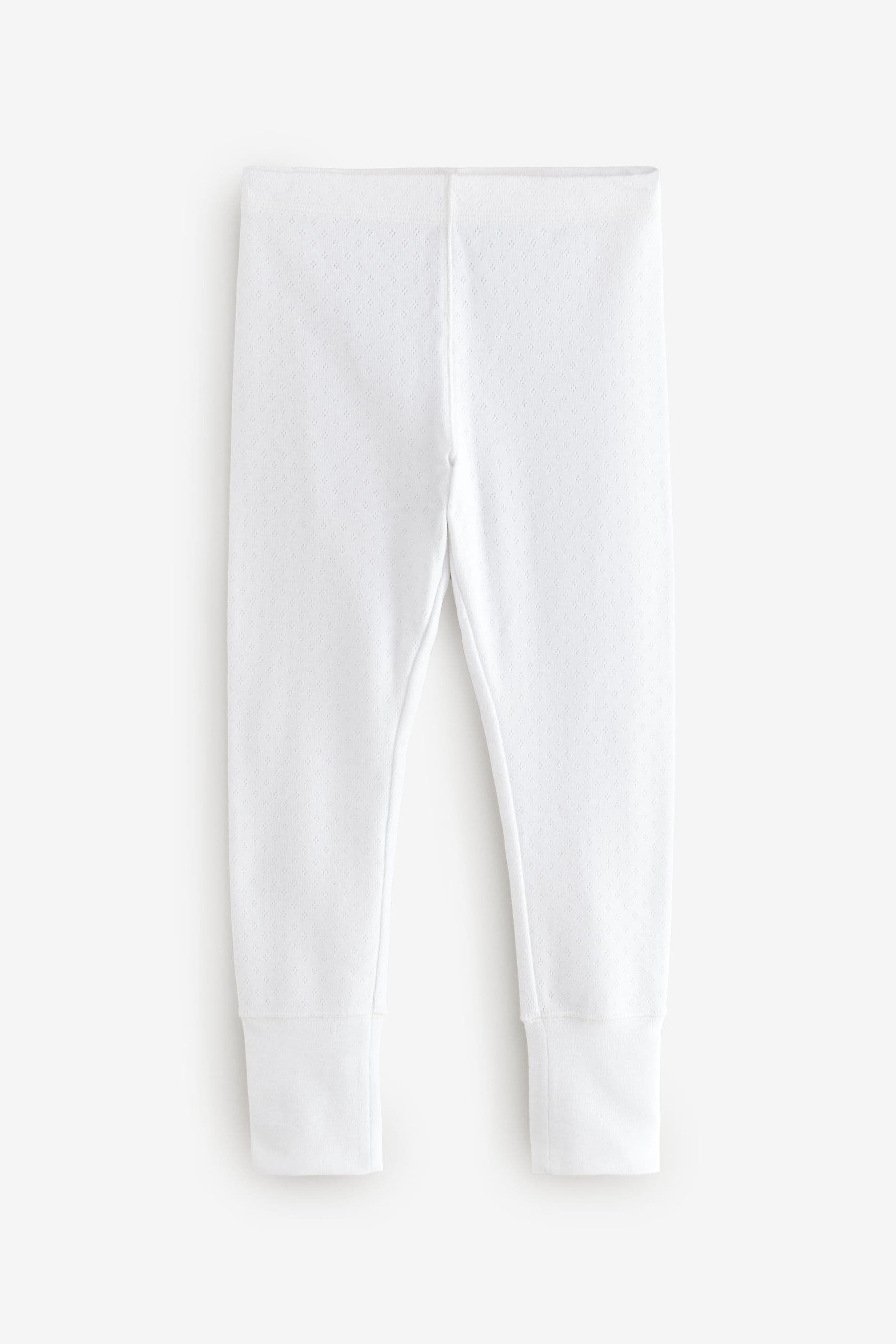 Oatmeal/White Thermal Leggings 2 Pack (2-16yrs)