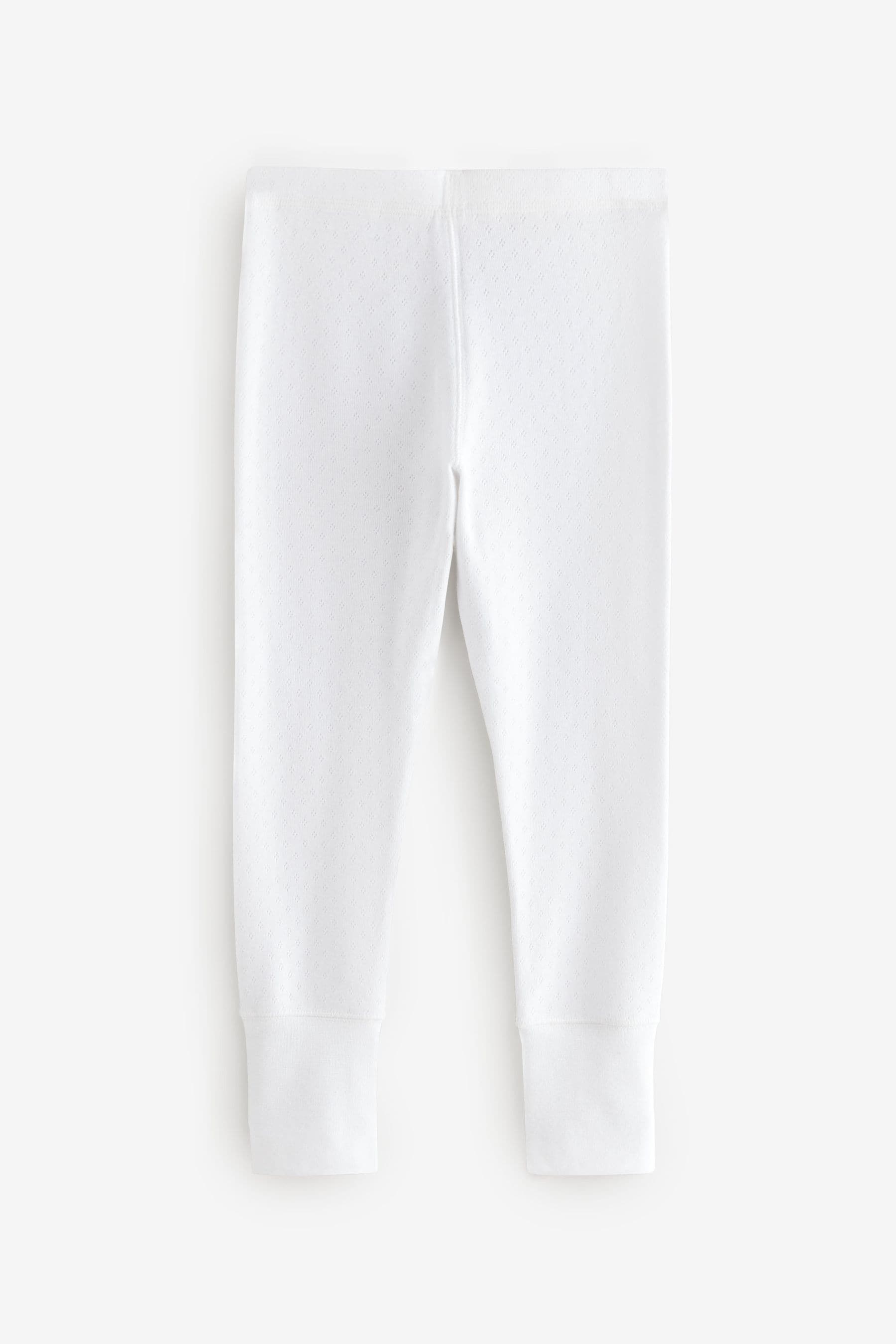 Oatmeal/White Thermal Leggings 2 Pack (2-16yrs)