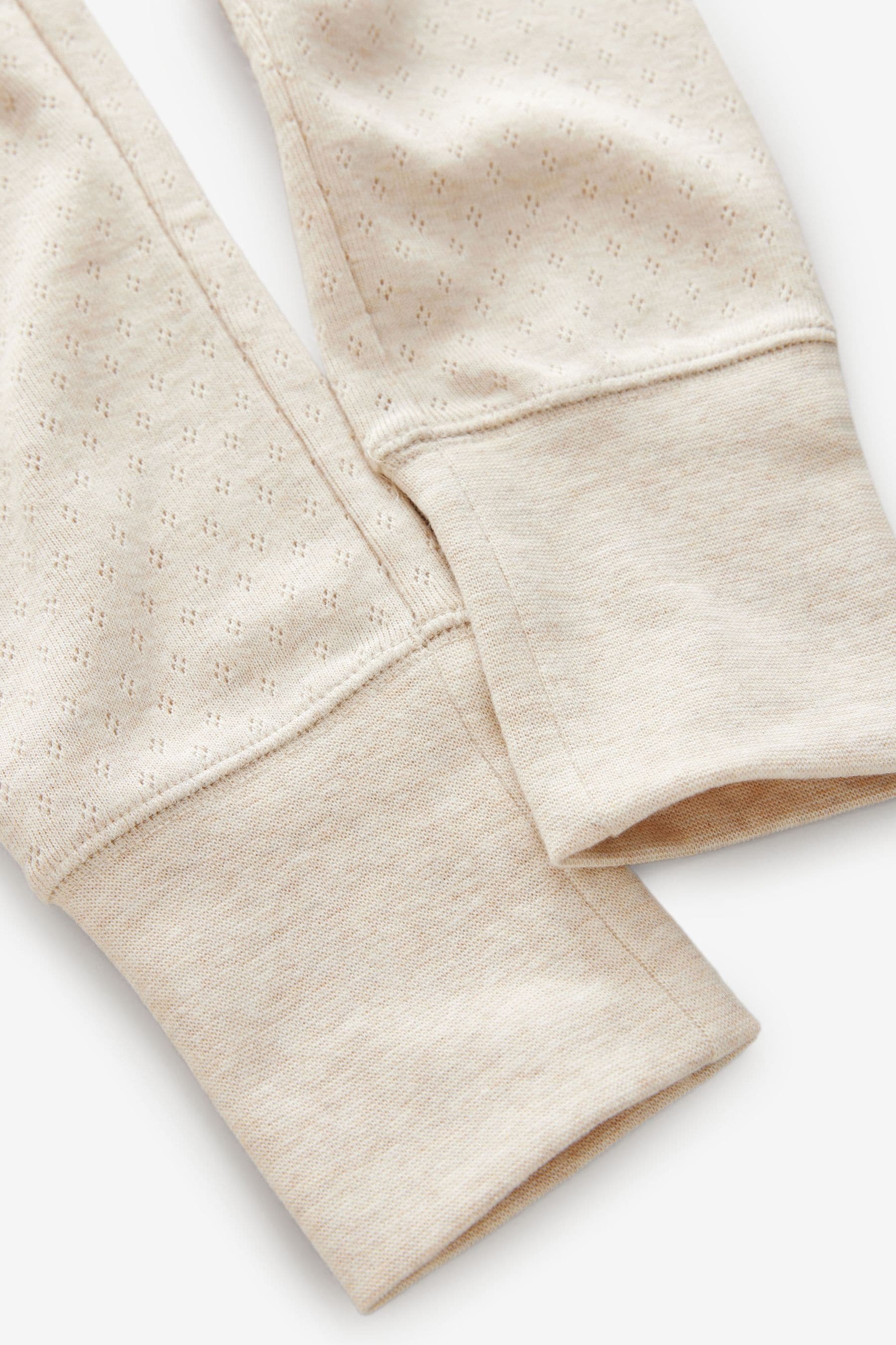 Oatmeal/White Thermal Leggings 2 Pack (2-16yrs)