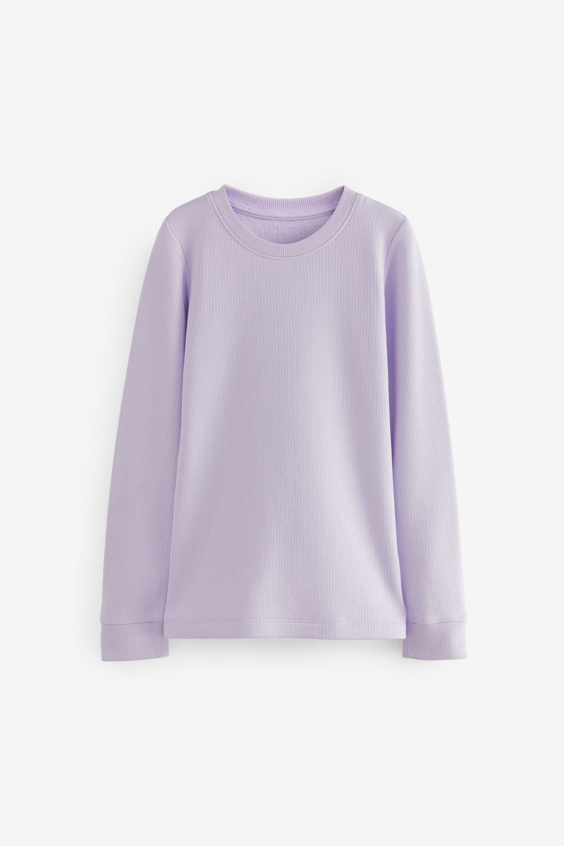 Lilac Purple Thermal Long Sleeve Tops 2 Pack (2-16yrs)