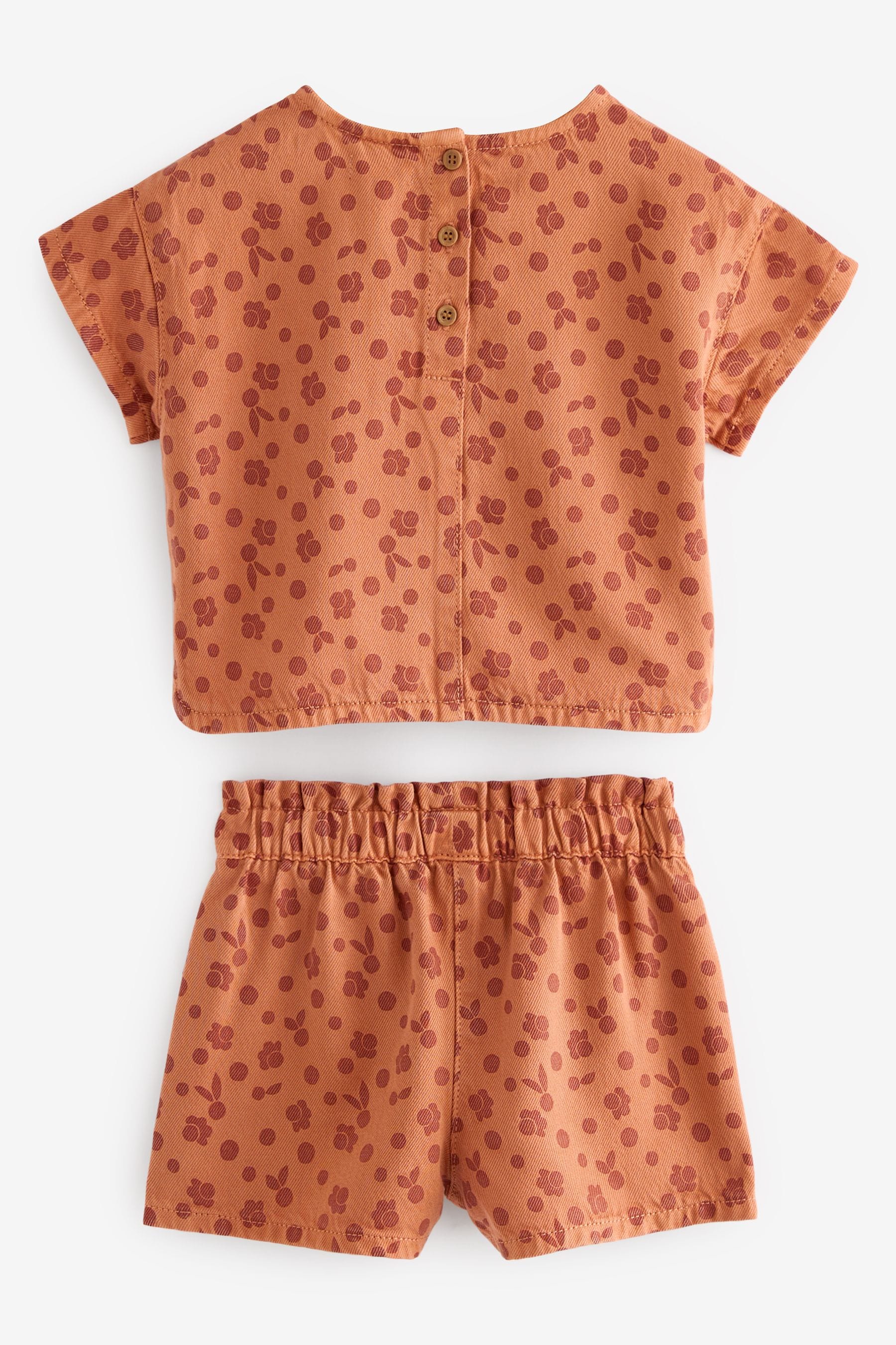 Rust Top And Shorts Set (3mths-7yrs)