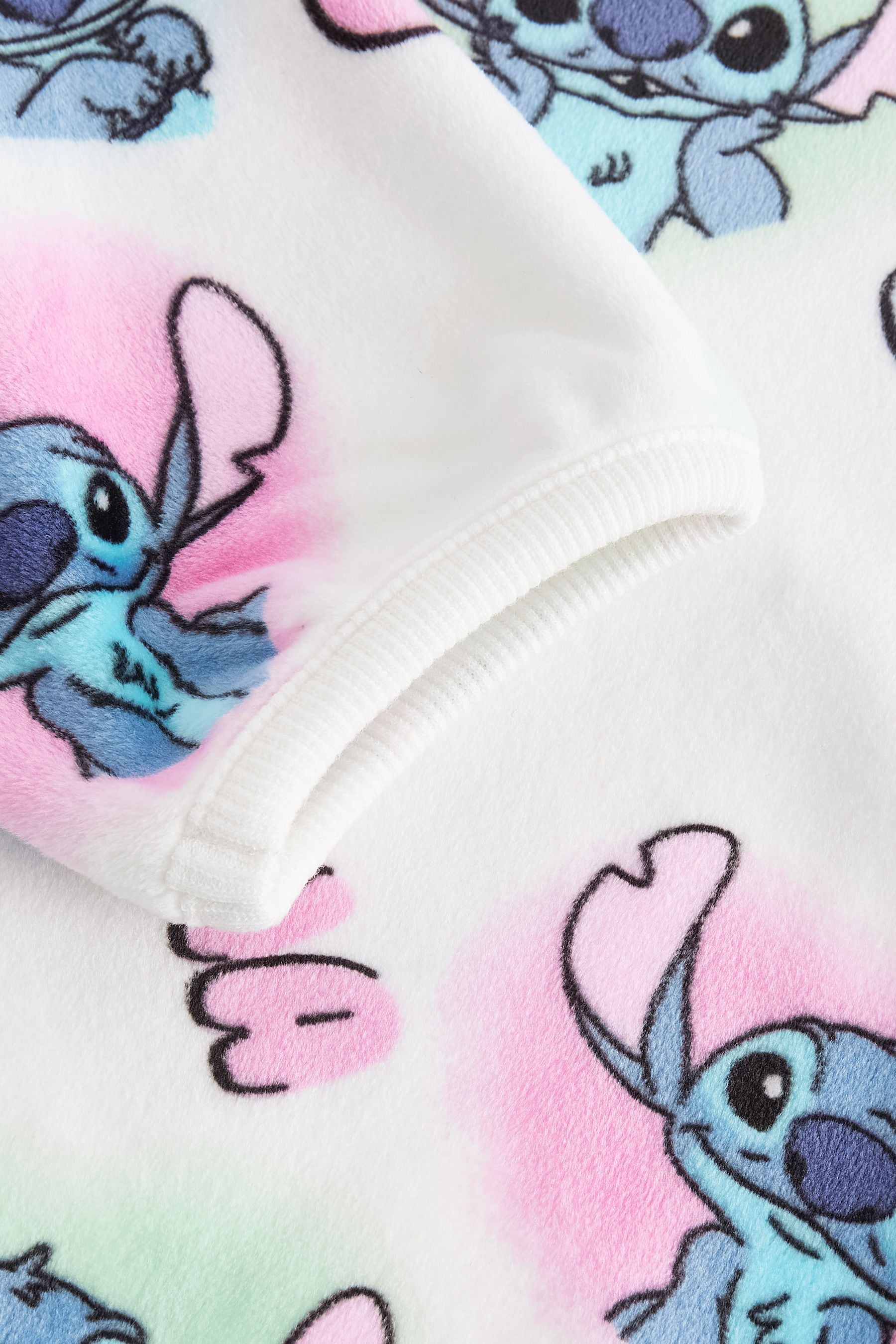 White/Pink License Lilo and Stitch Cosy Fleece Pyjamas (3-16yrs)