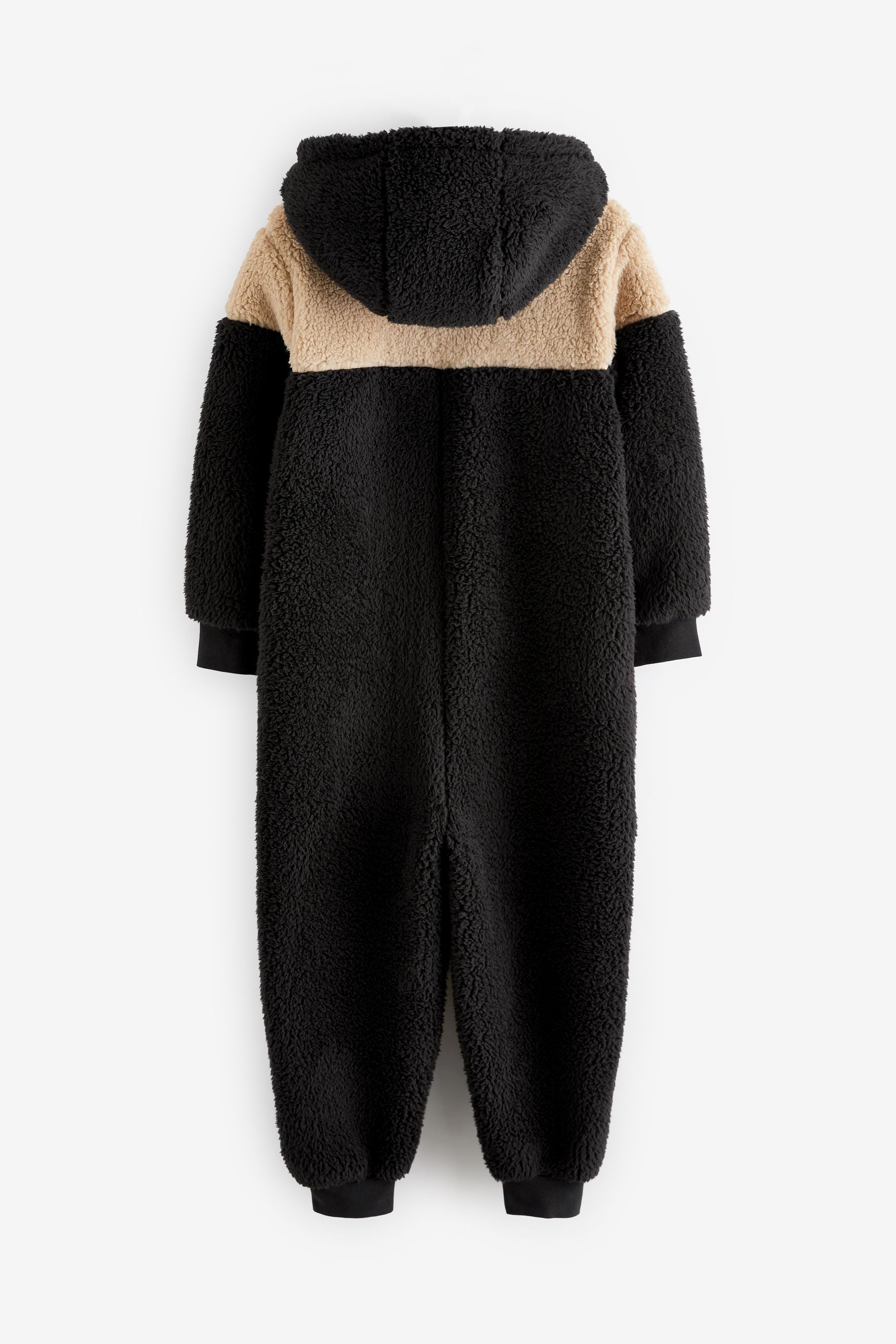 Black/Brown Fleece All-In-One (3-16yrs)