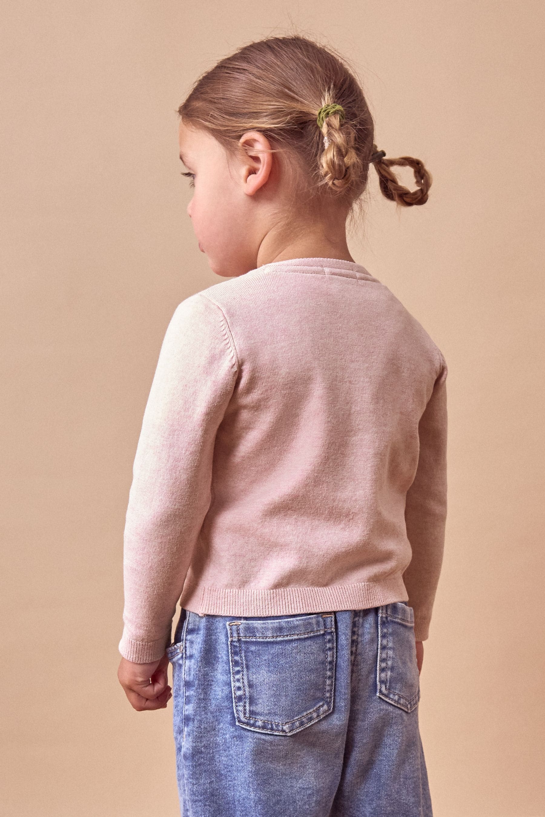 Pink Marl Cardigan (3mths-7yrs)